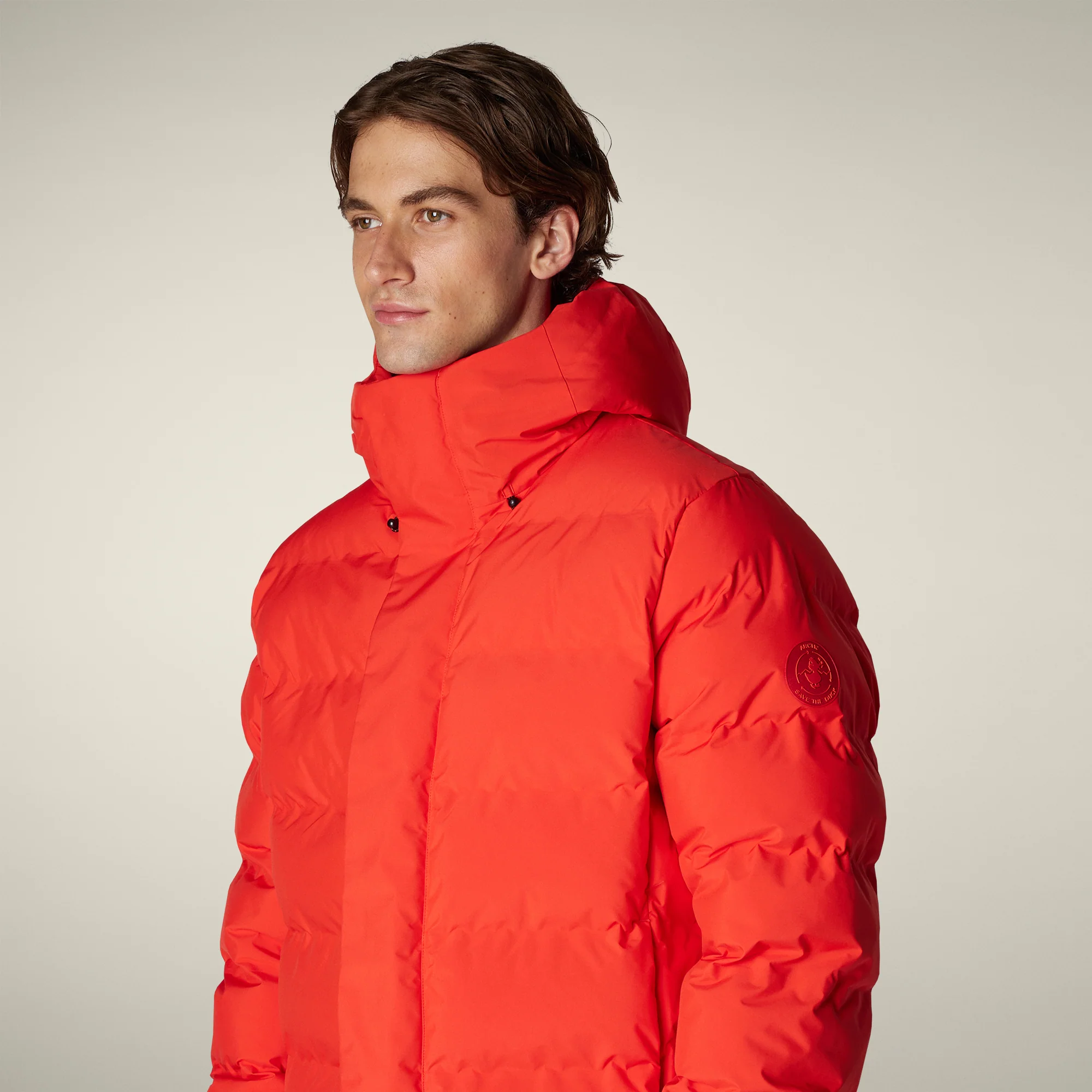 Men's Parka Leland in Fiery Red