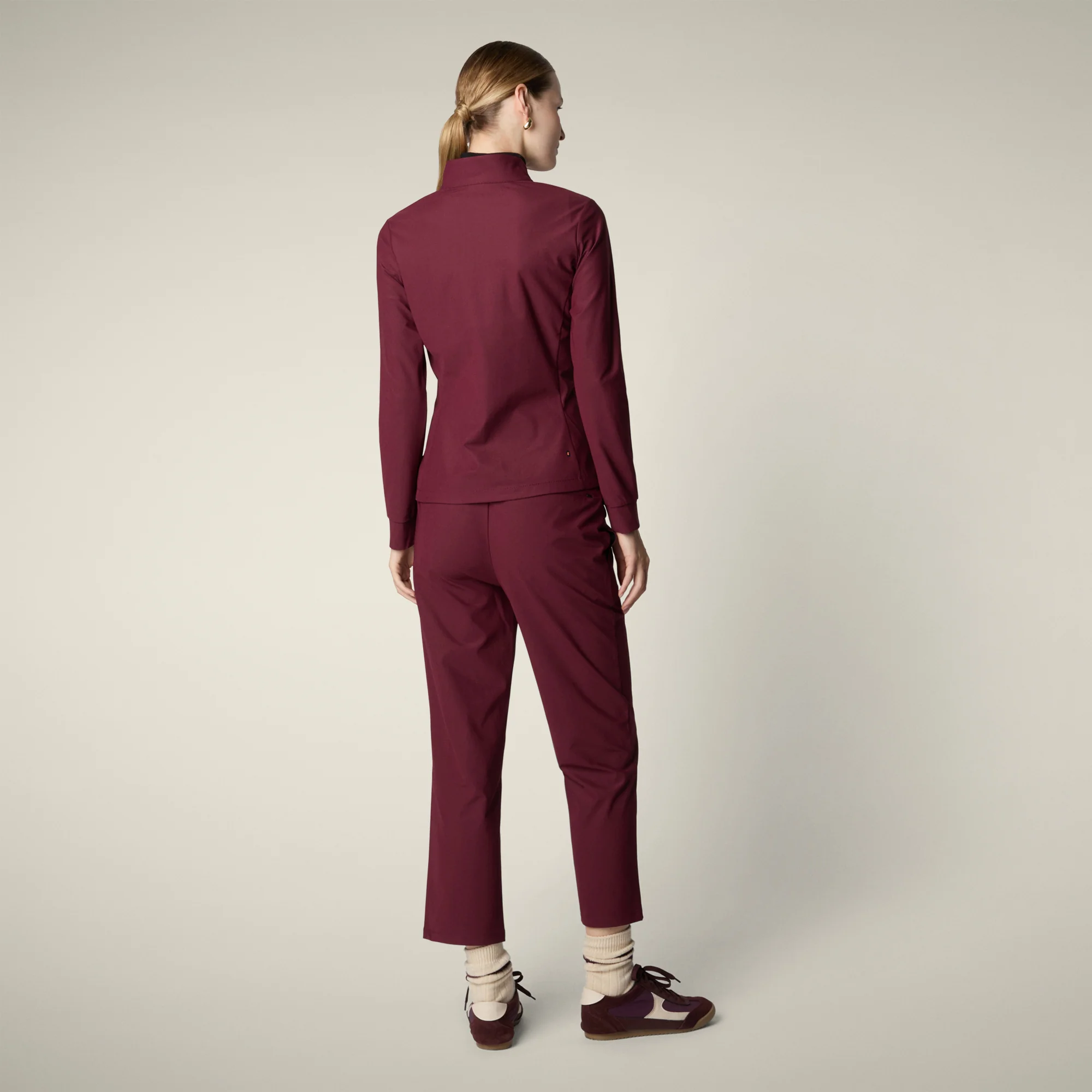 Women's Jacket Pella in Wine Red