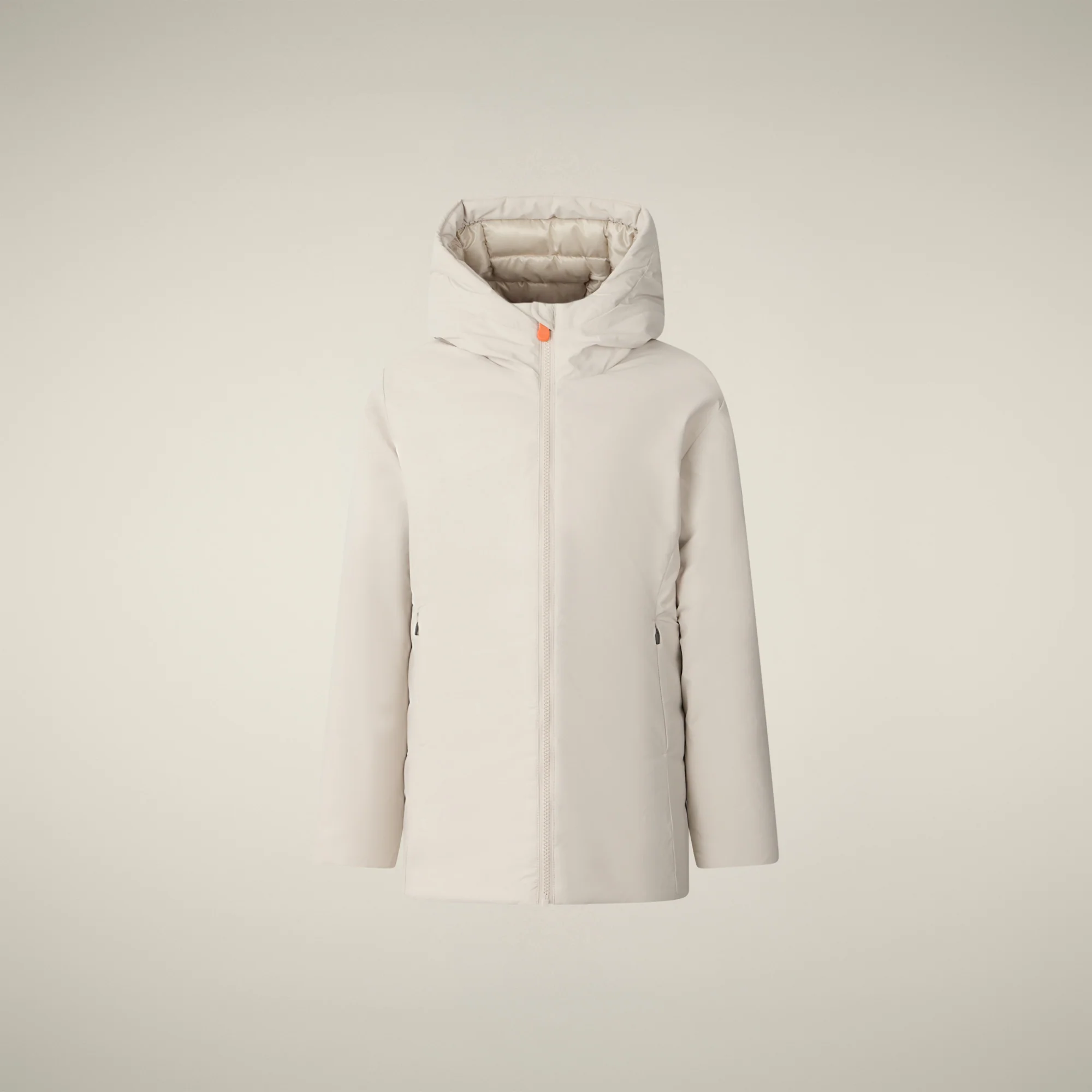 Girls' Coat Cassie in Rainy Beige