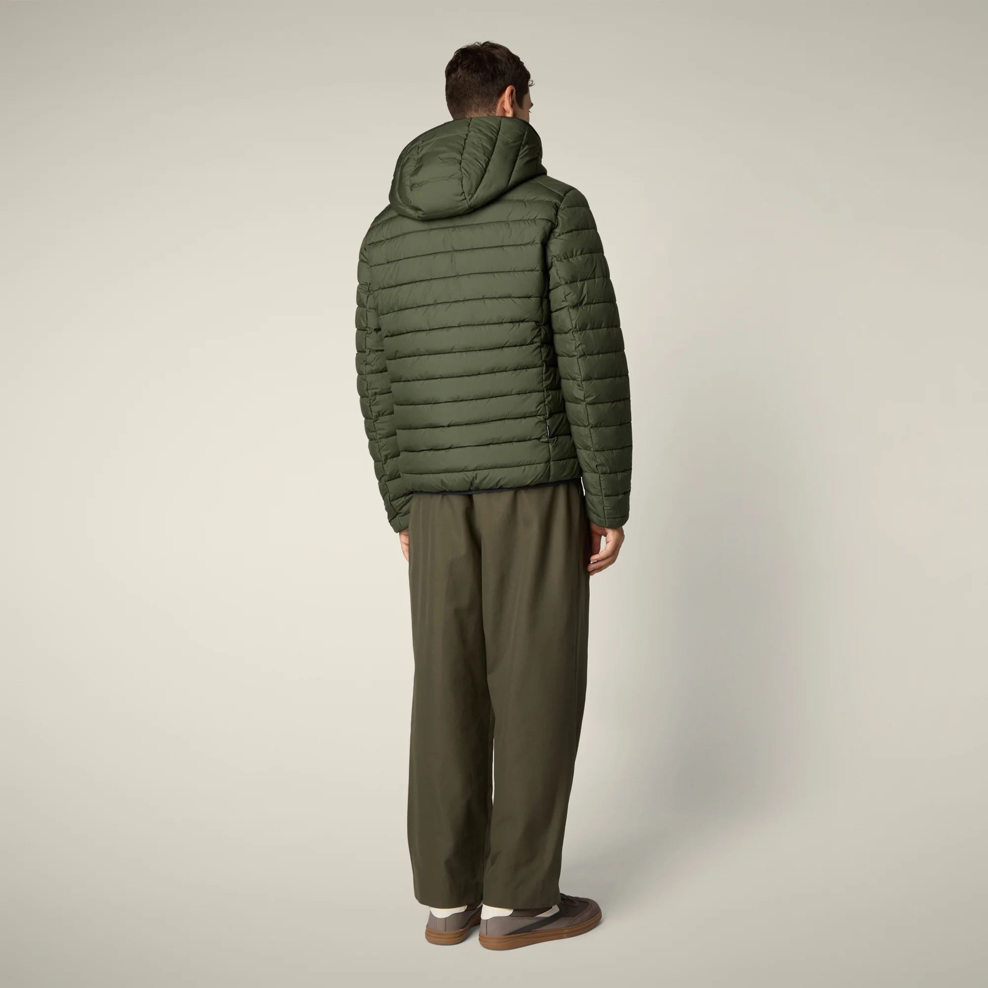 Men's Reversible Jacket Ezra in Green Black