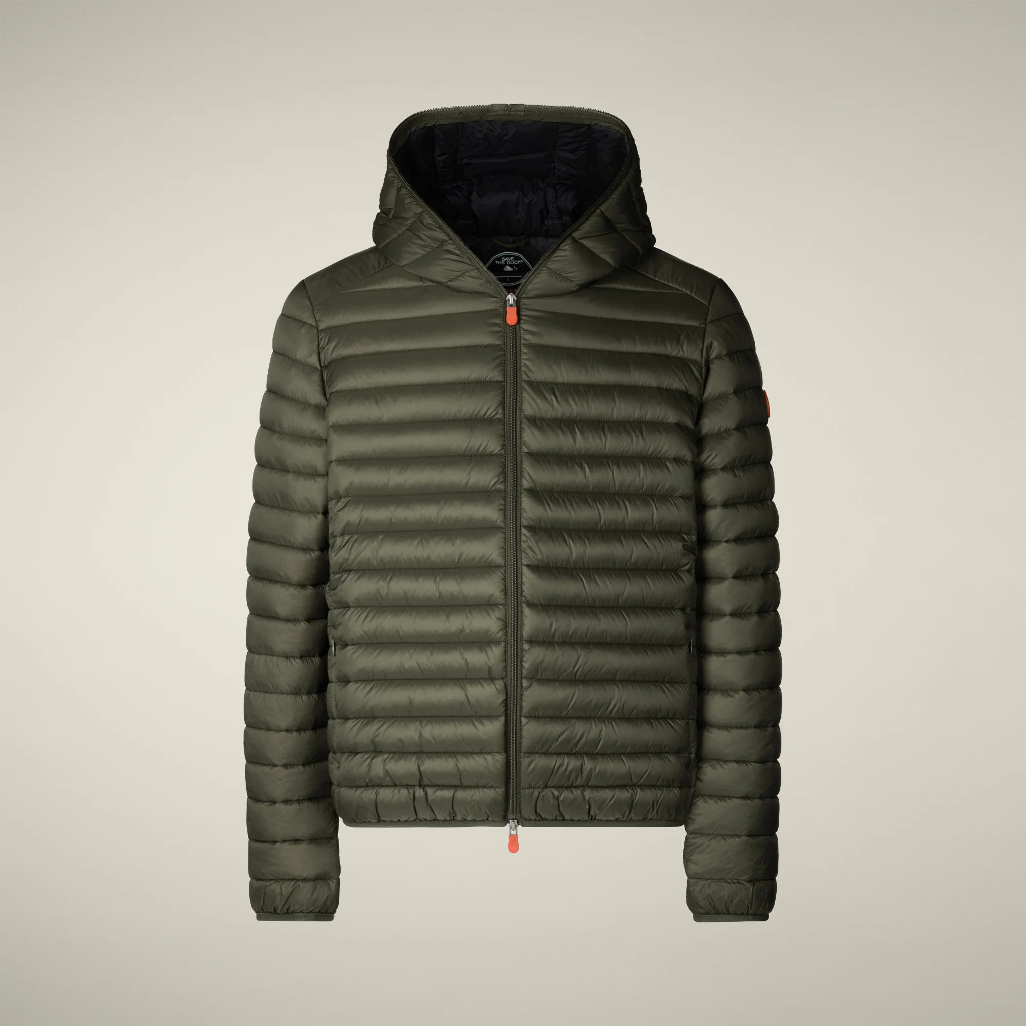 Men's Animal free puffer Jacket Donald in Land Green