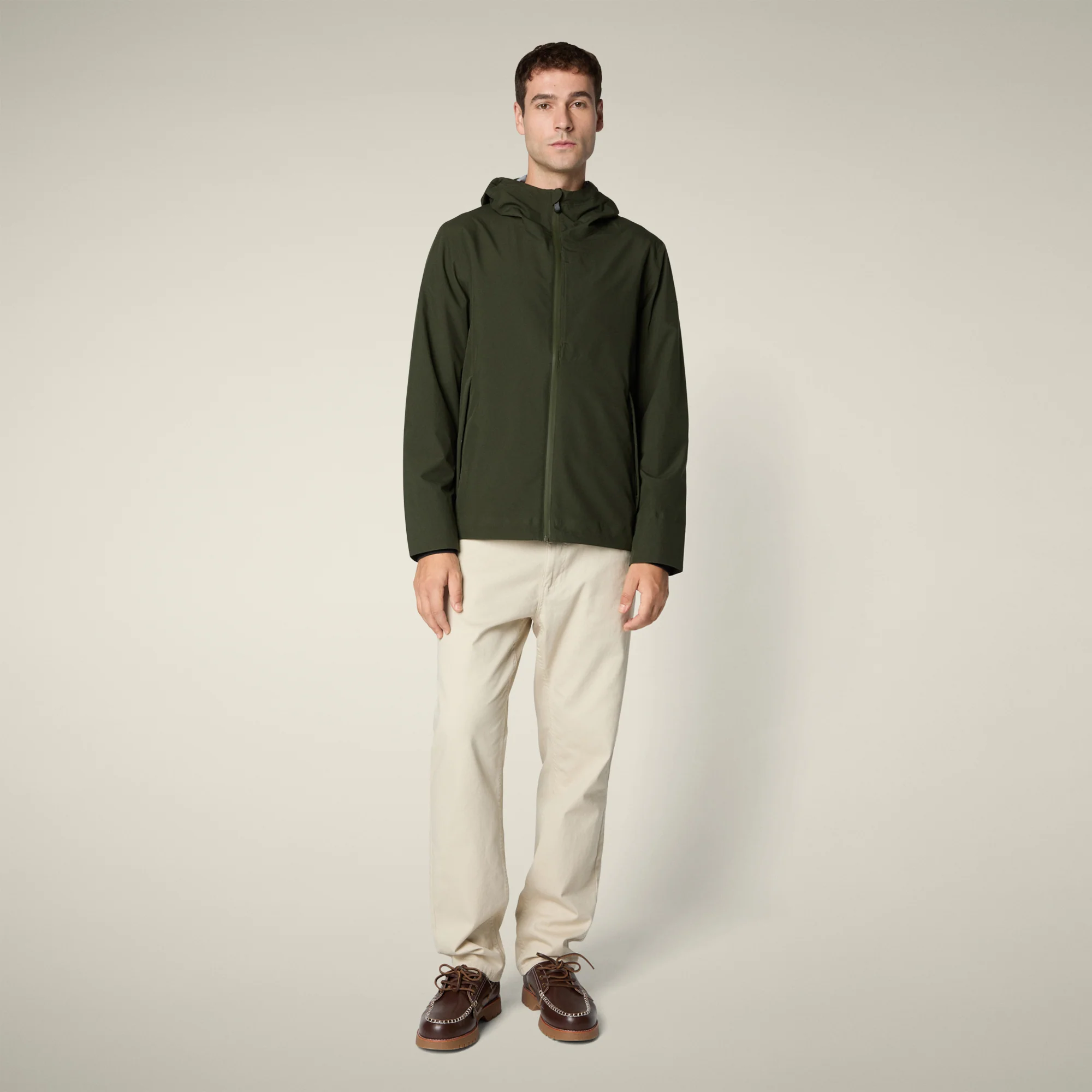 Men's Rain Jacket Jari in Land Green
