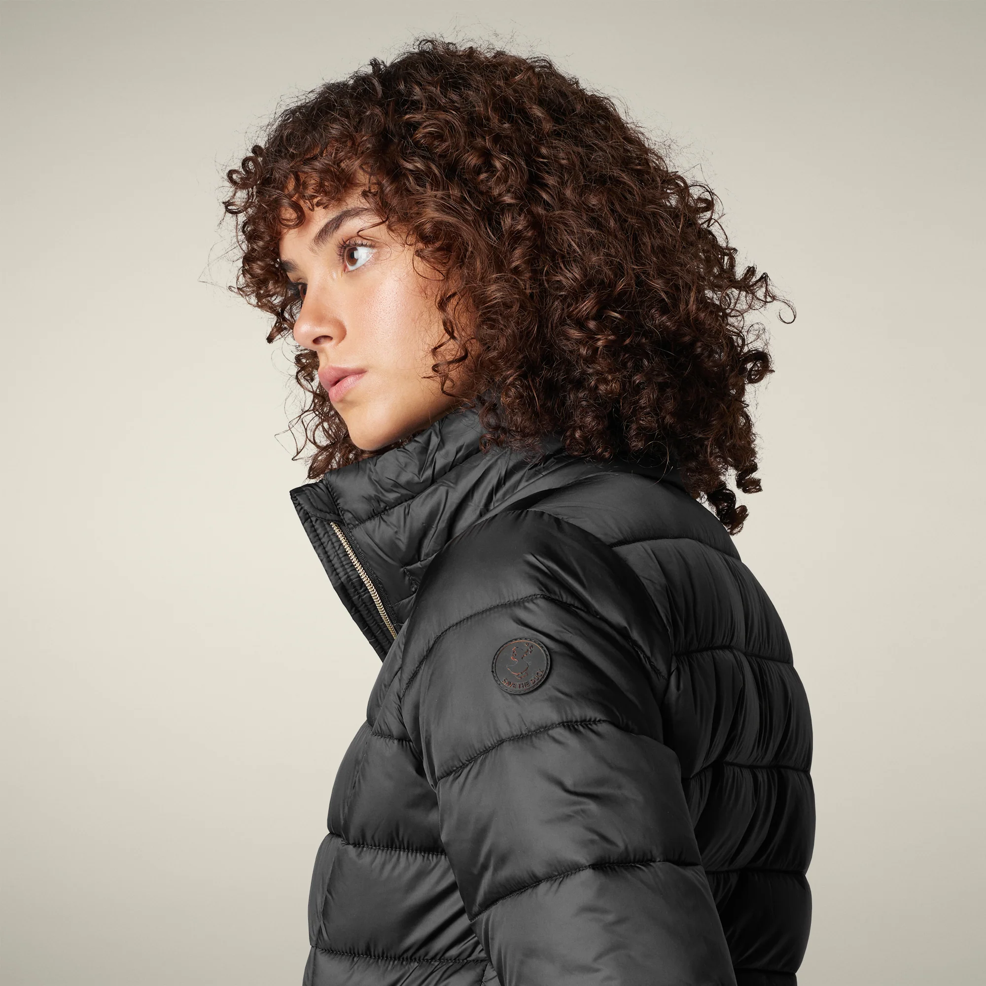 Women's Animal free puffer coat Reese in black