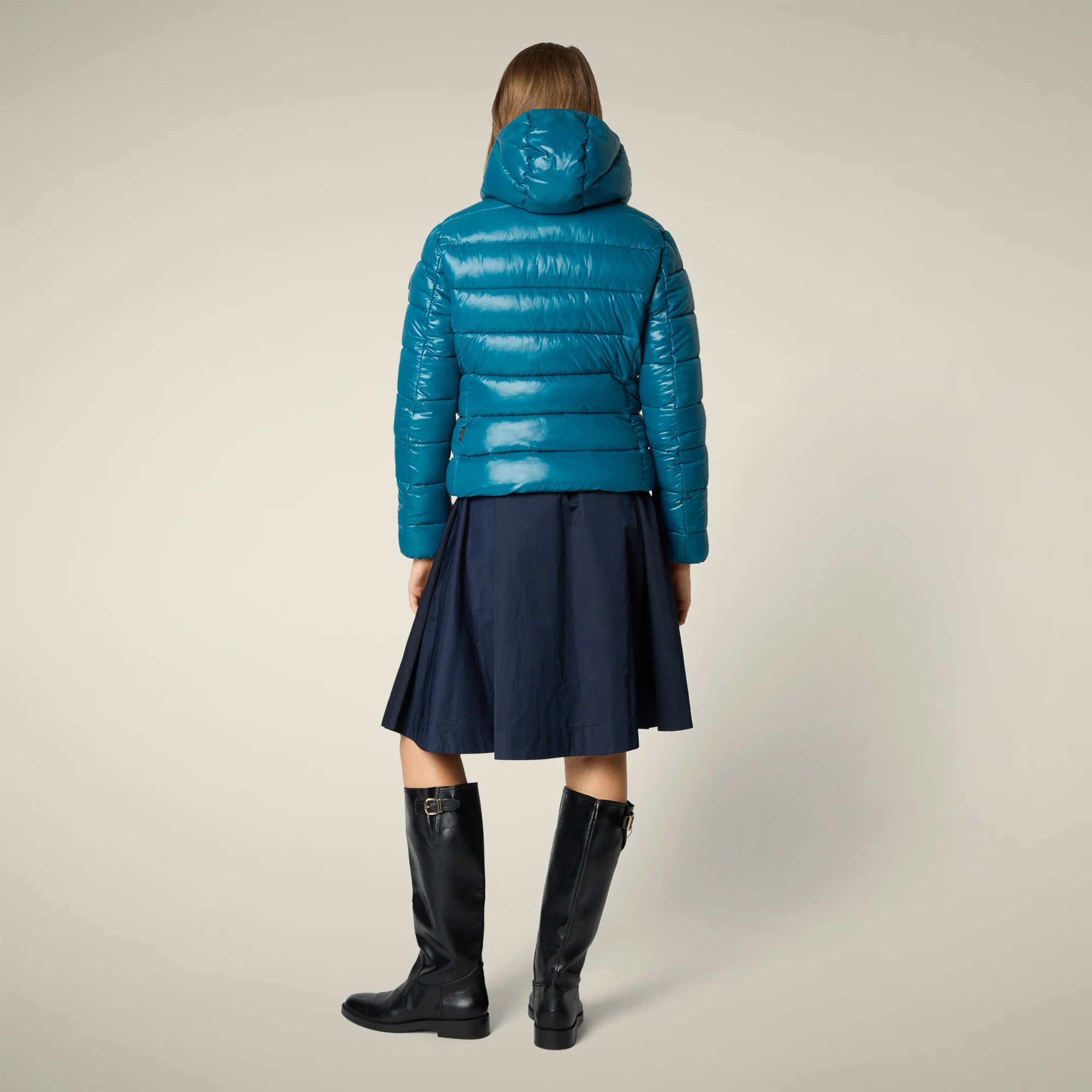 Women's Animal free puffer Jacket Cosmary in horizon blue
