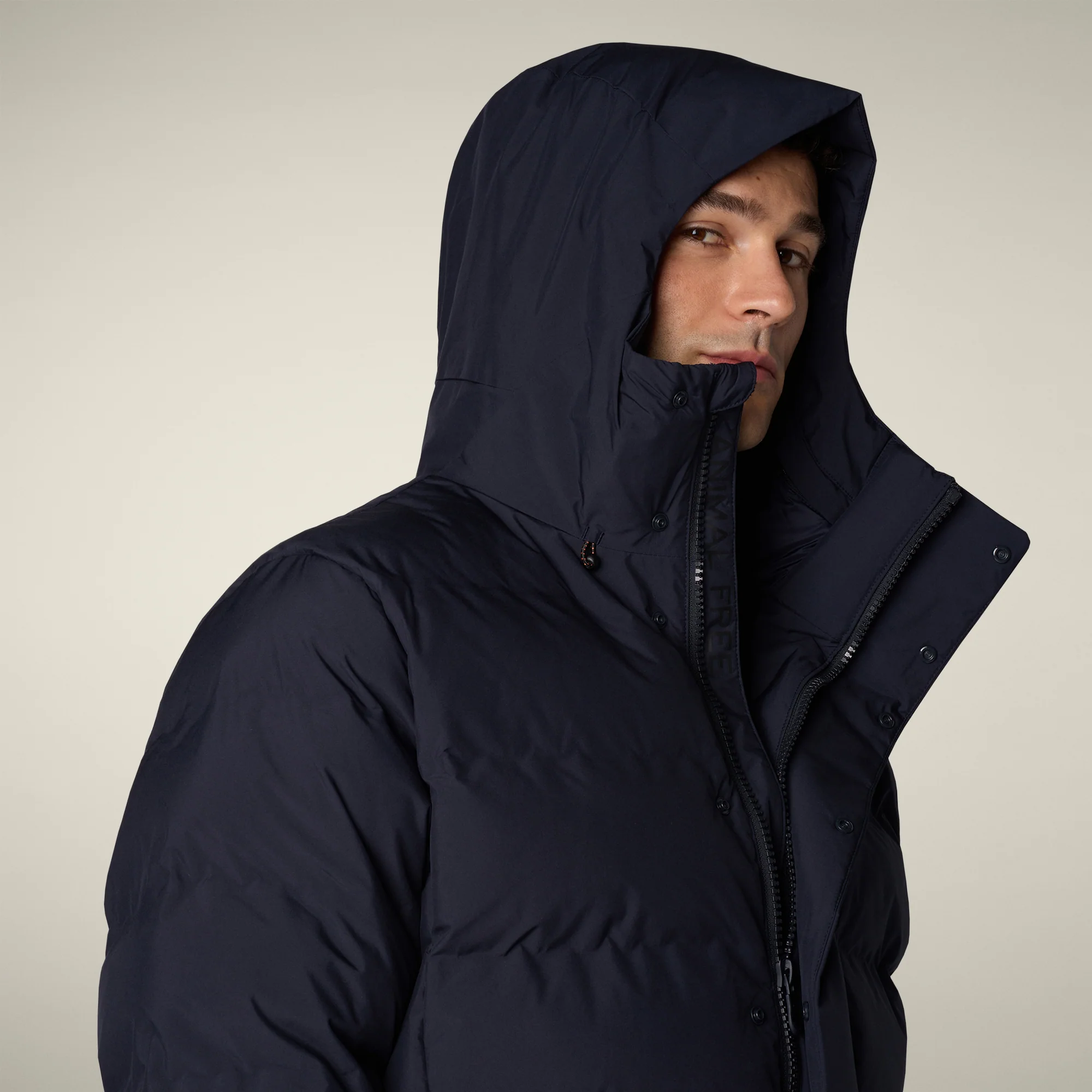 Men's Parka Leland in Blue Black