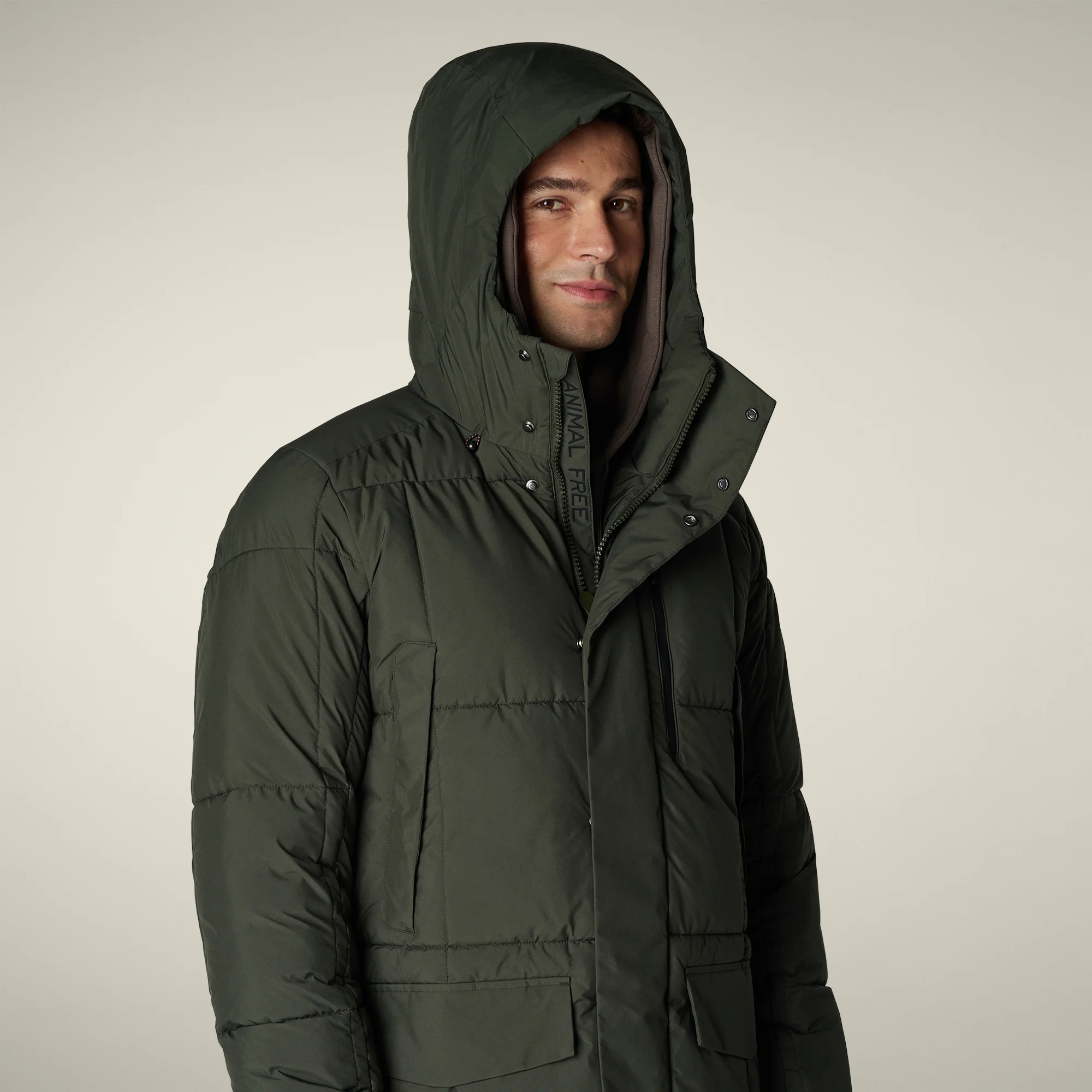 Men's Parka Gaspar in Land Green