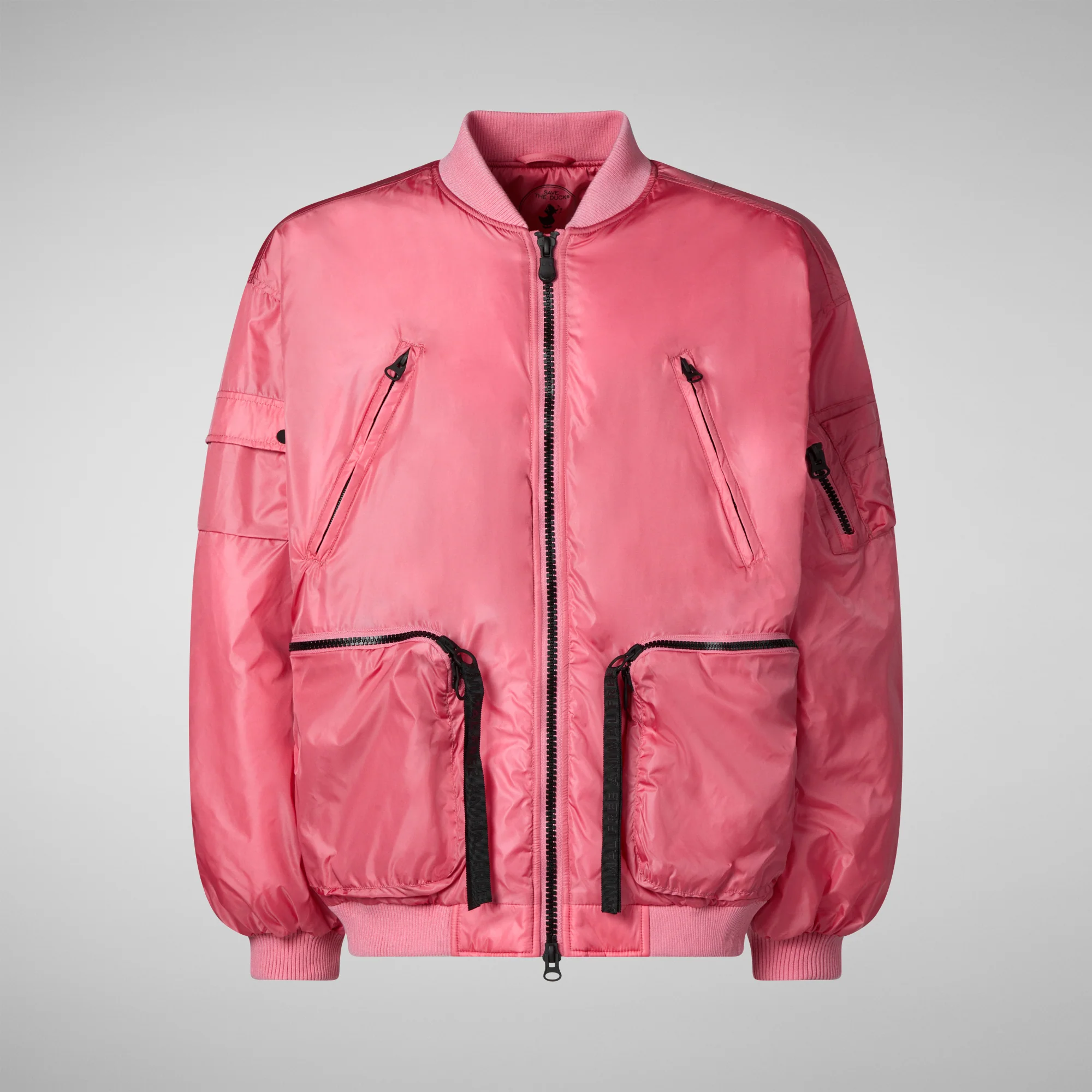 Unisex bomber jacket Usher in Bloom Pink