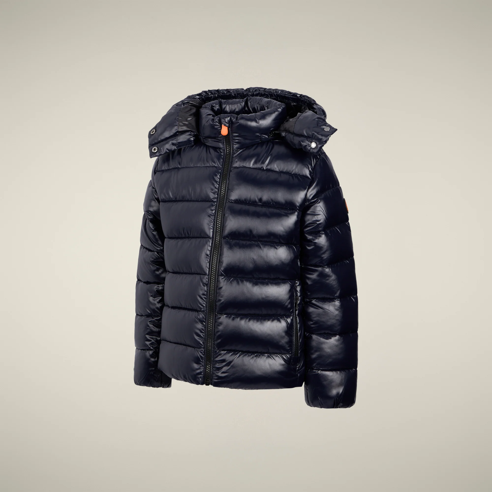 Girls' Puffer Jacket Evadine in Blue Black