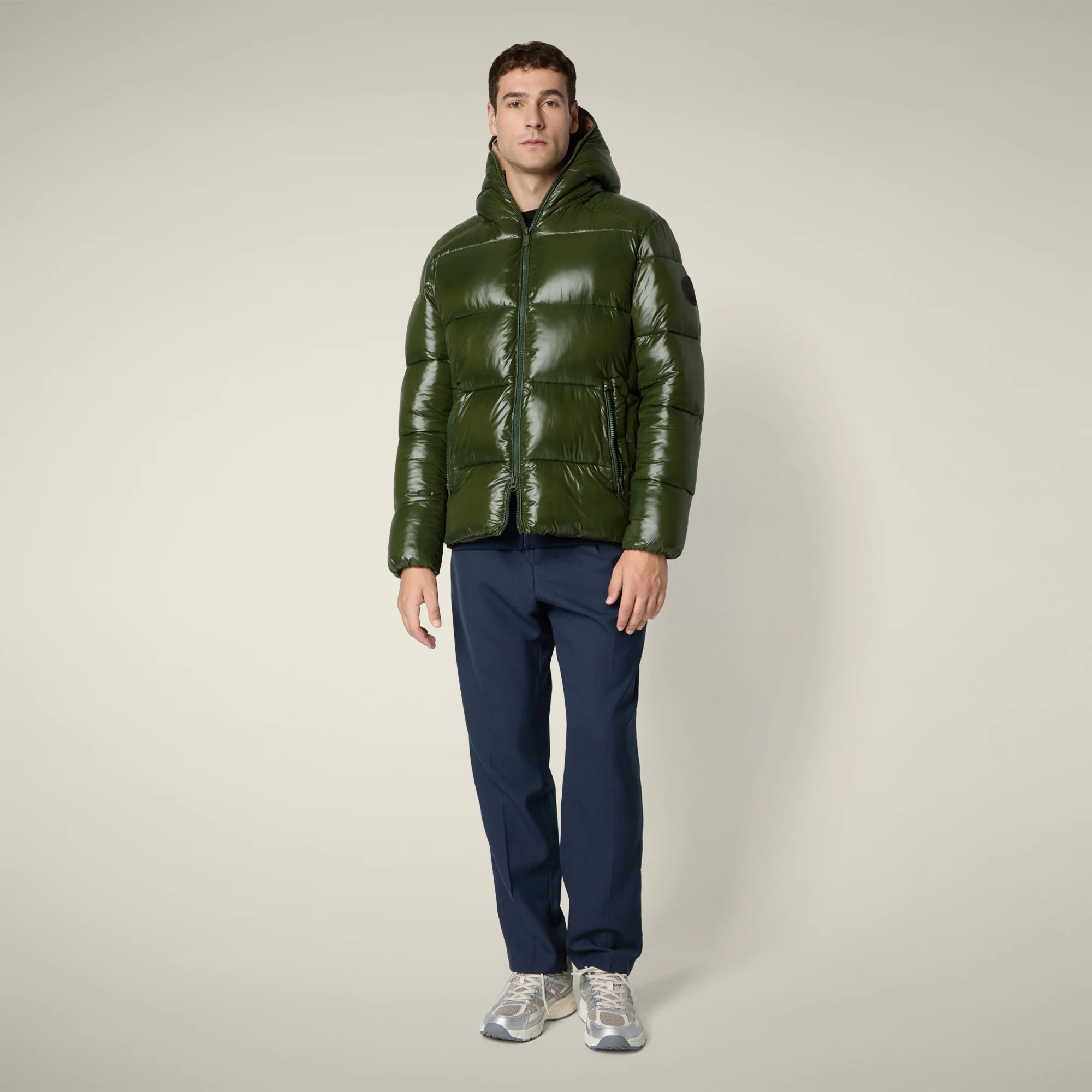 Men's Puffer Jacket Edgard in Pine Green