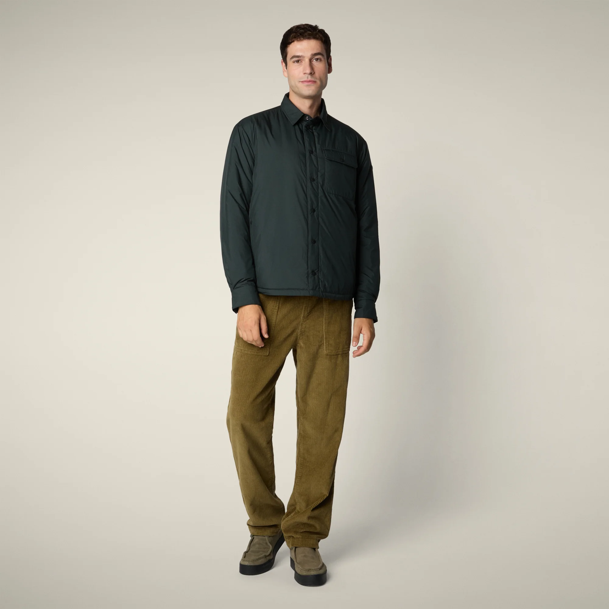 Men's jacket stellan in green black