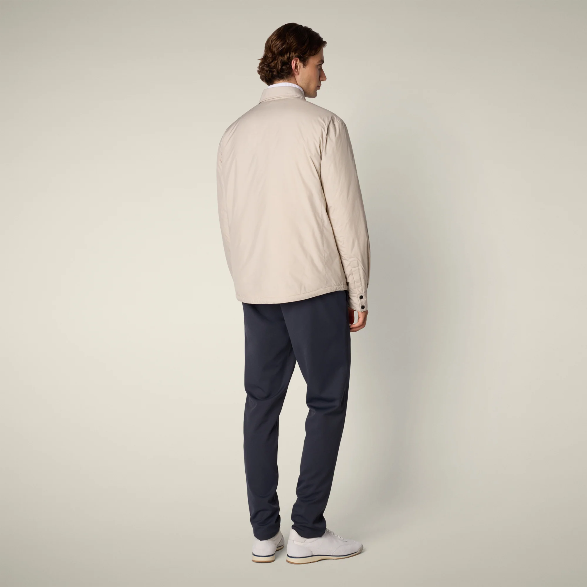 Men's jacekt stellan in rainy beige