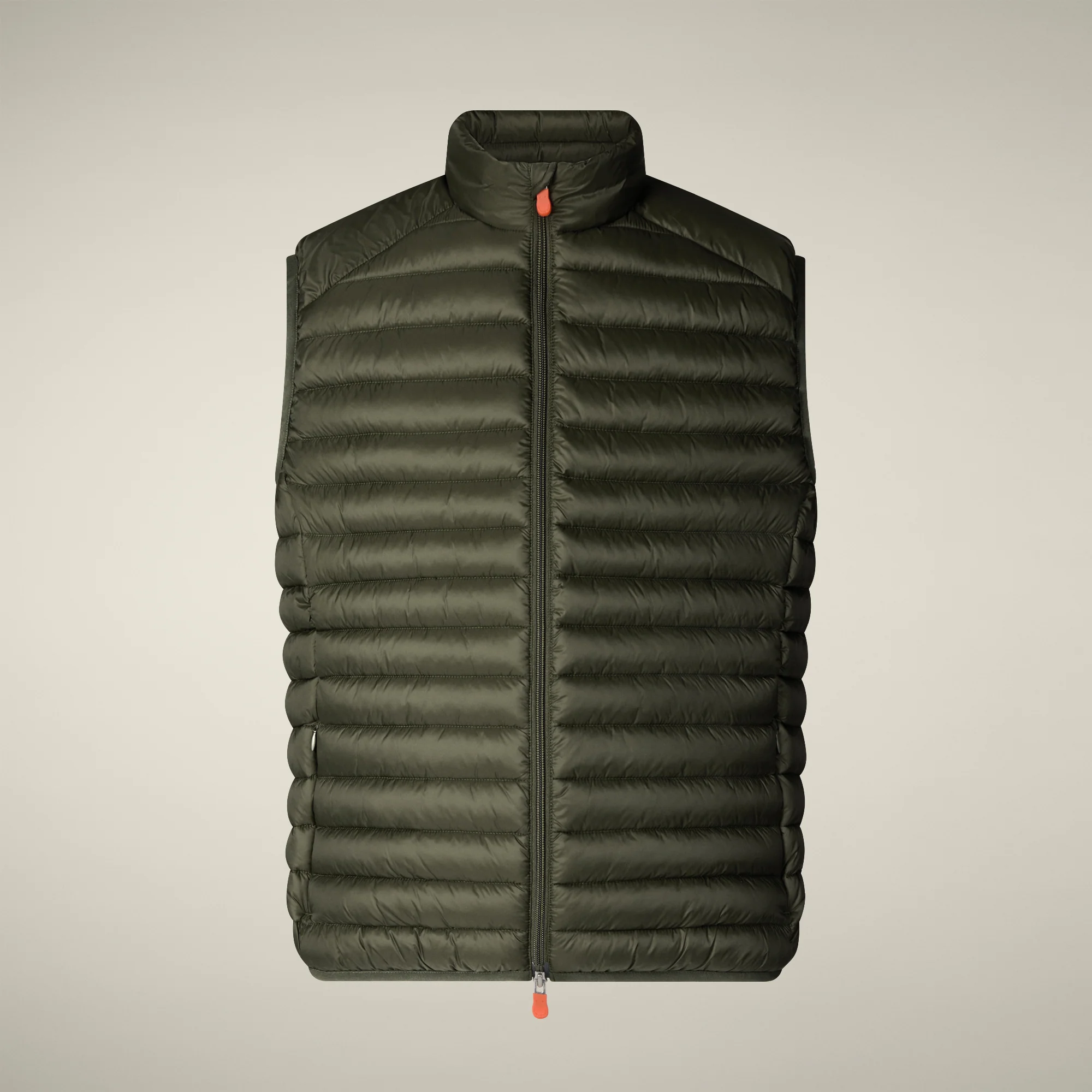 Men's Puffer Vest Adam in Land Green