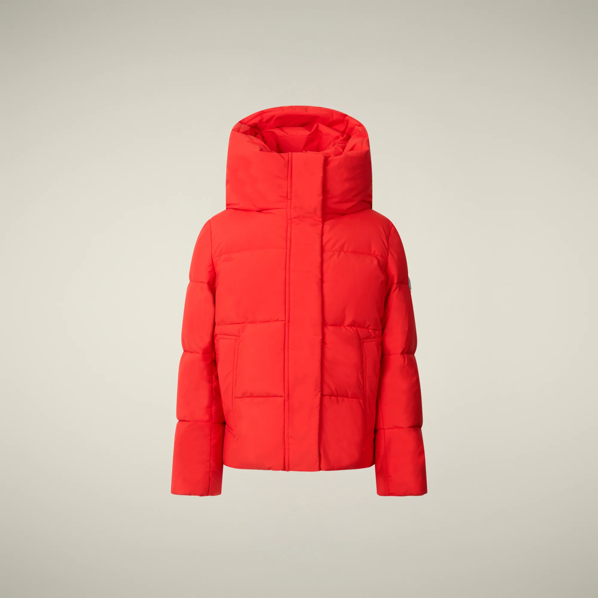 Girls' Parka Aimi in Fiery Red