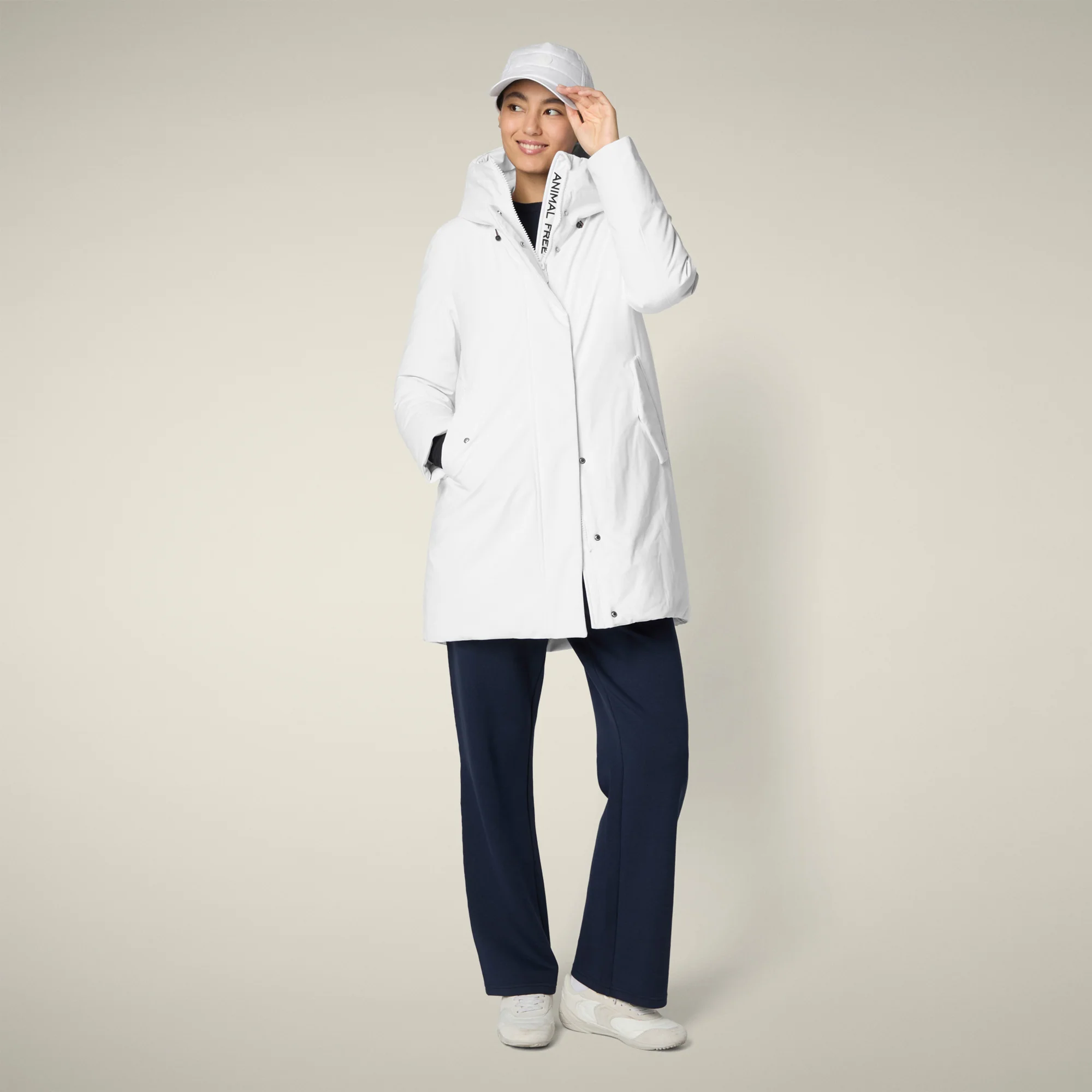 Women's Parka Nellie in White