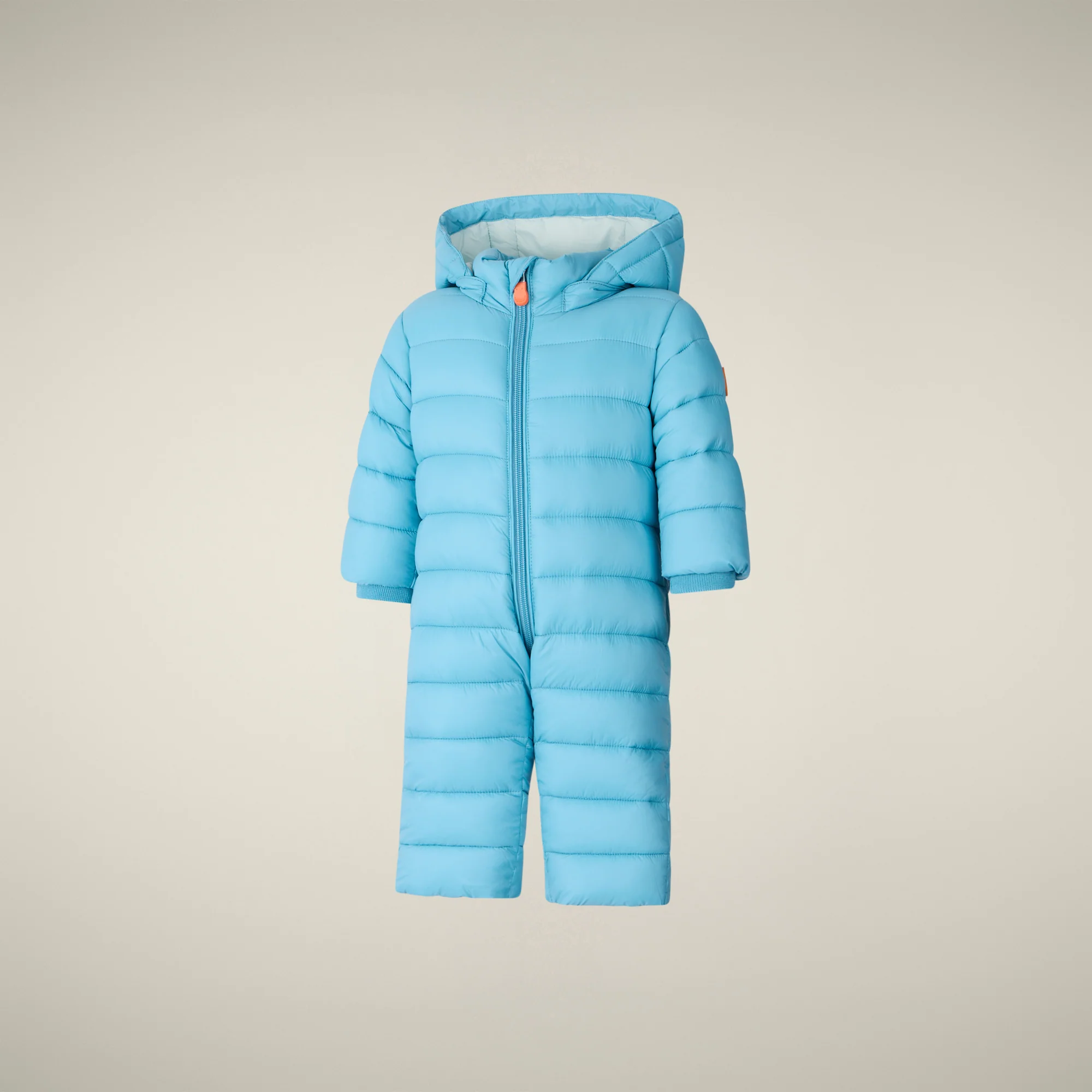 Unisex Baby Quilted overall Storm in bay blue