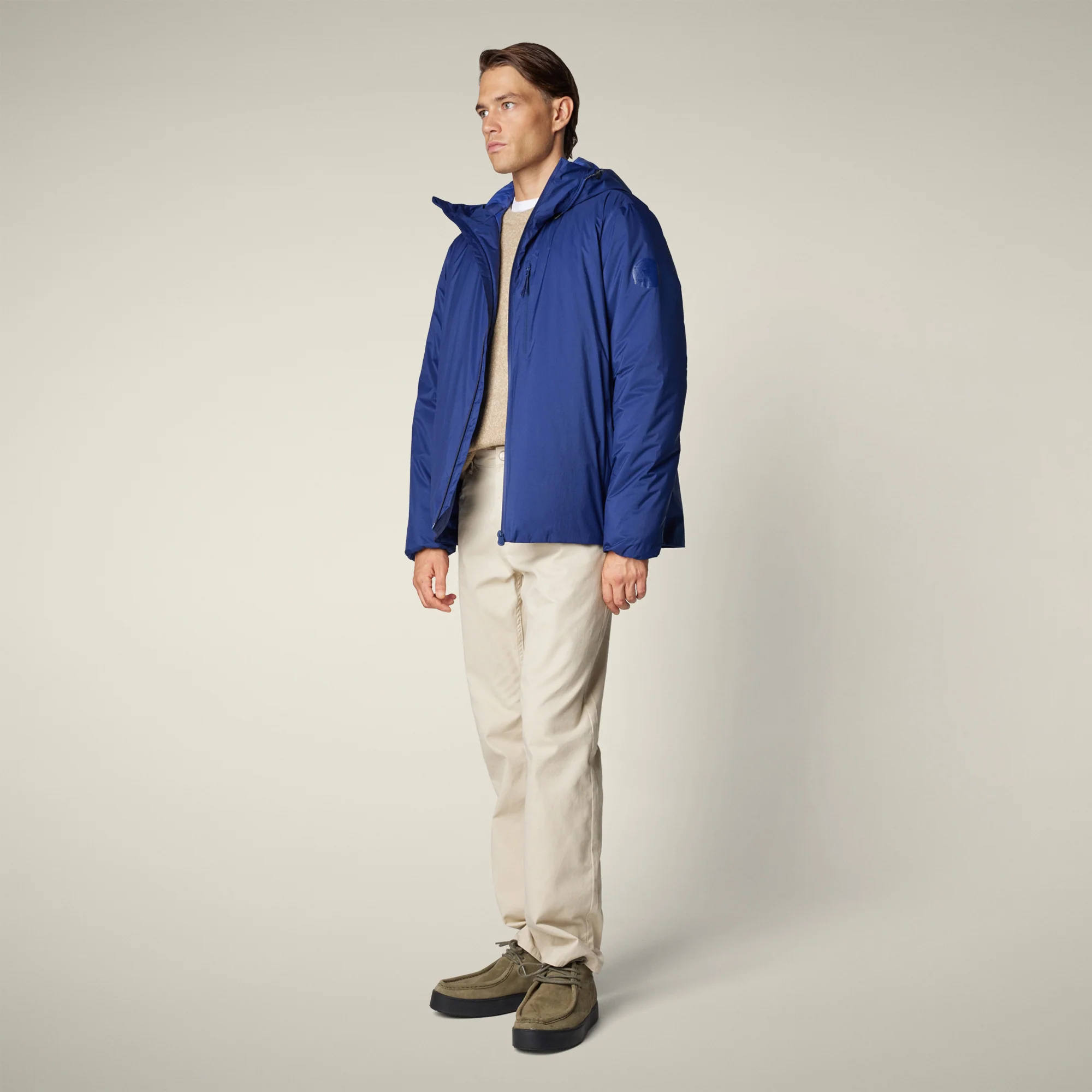 Men's parka Horizon in royal blue