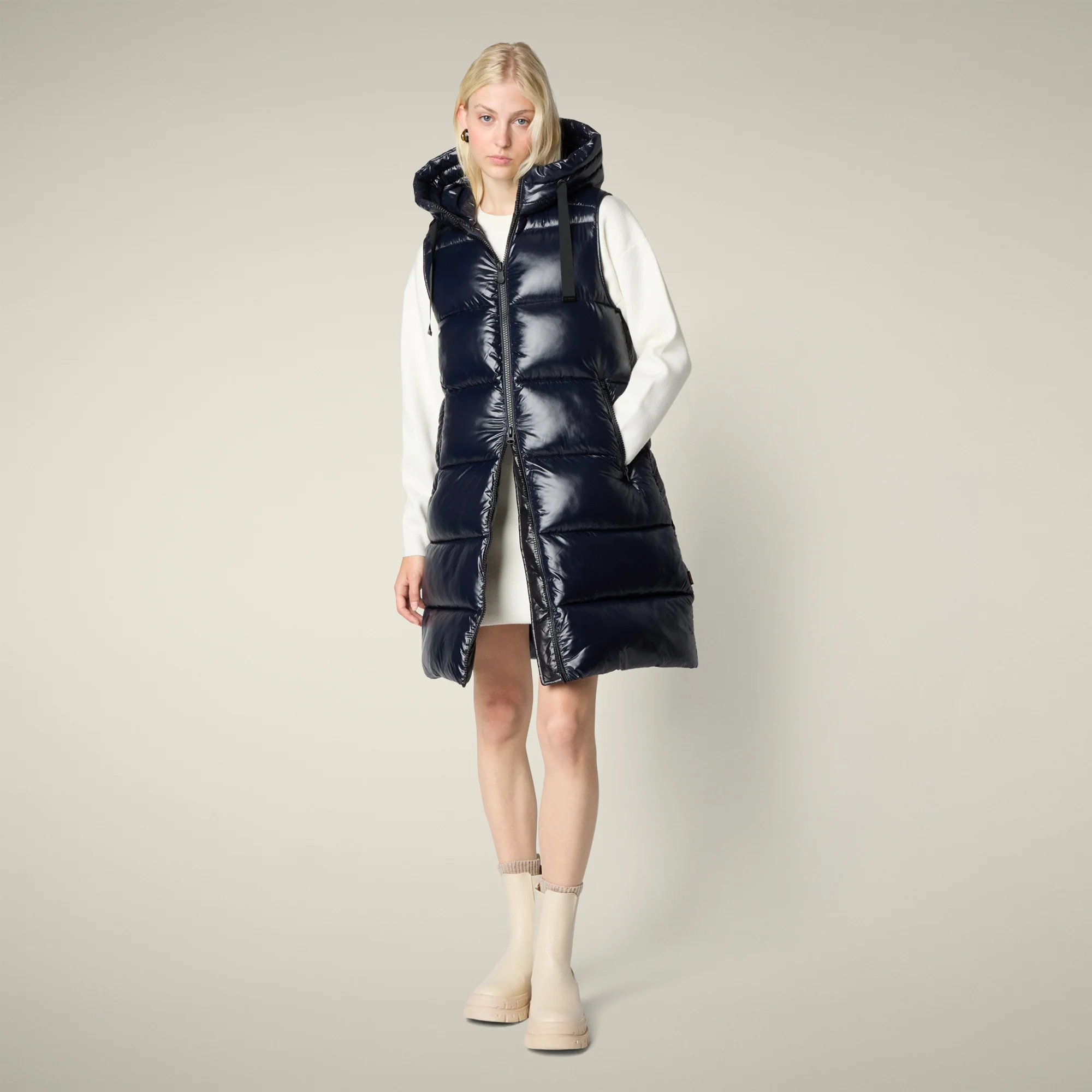 Women's Vest iria  in blue black