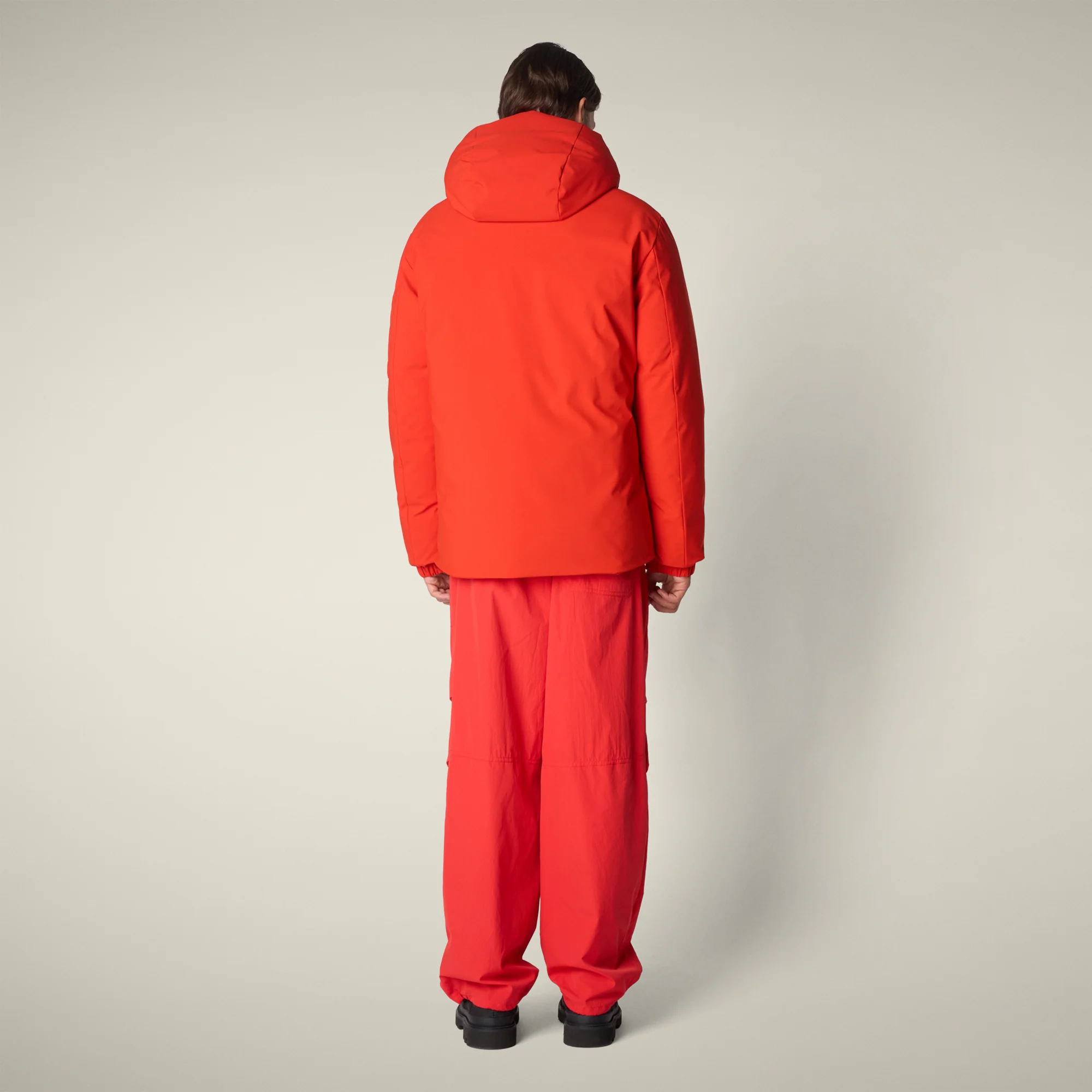 Men's Parka Hiram in Fiery Red