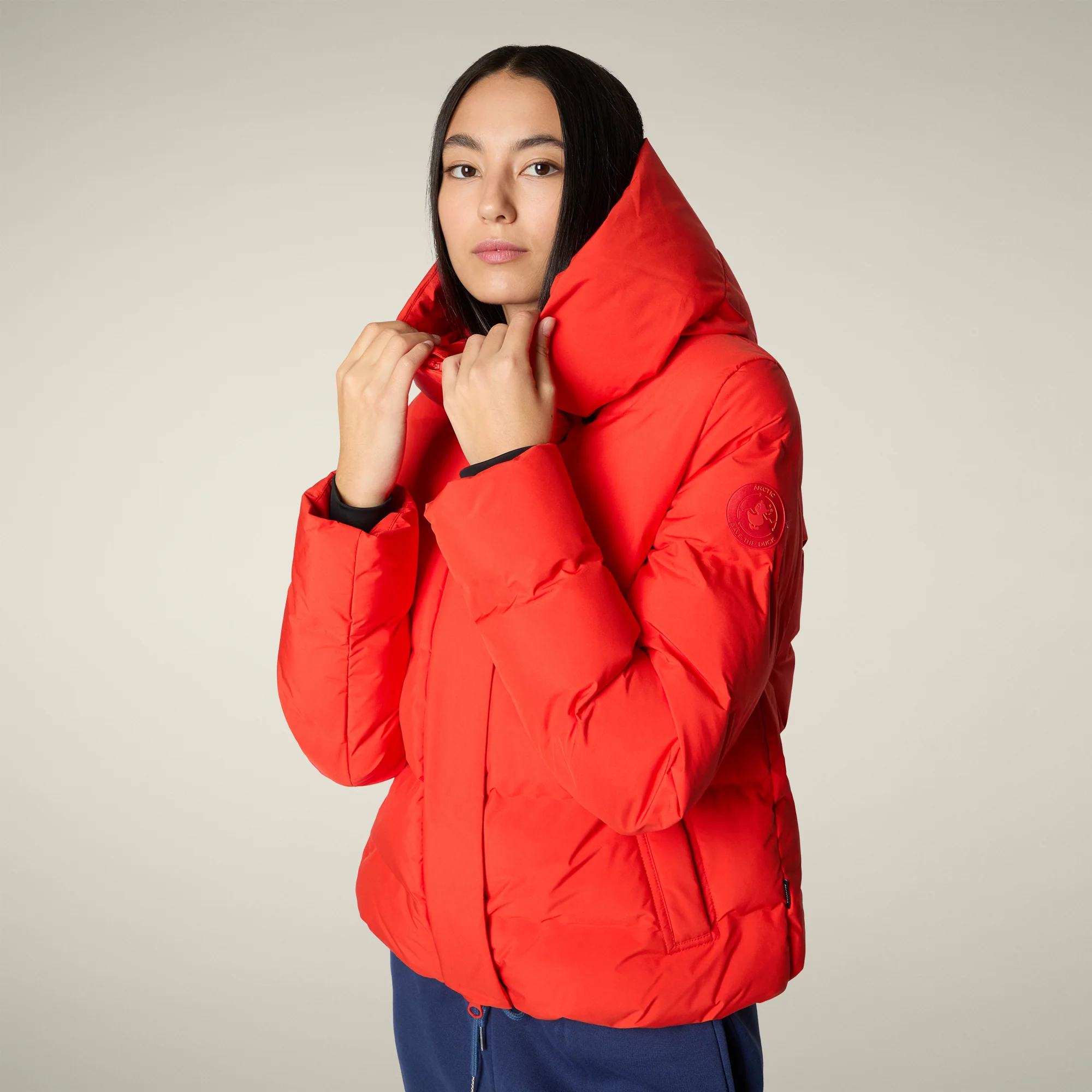Women's  Parka Arena in Fiery Red