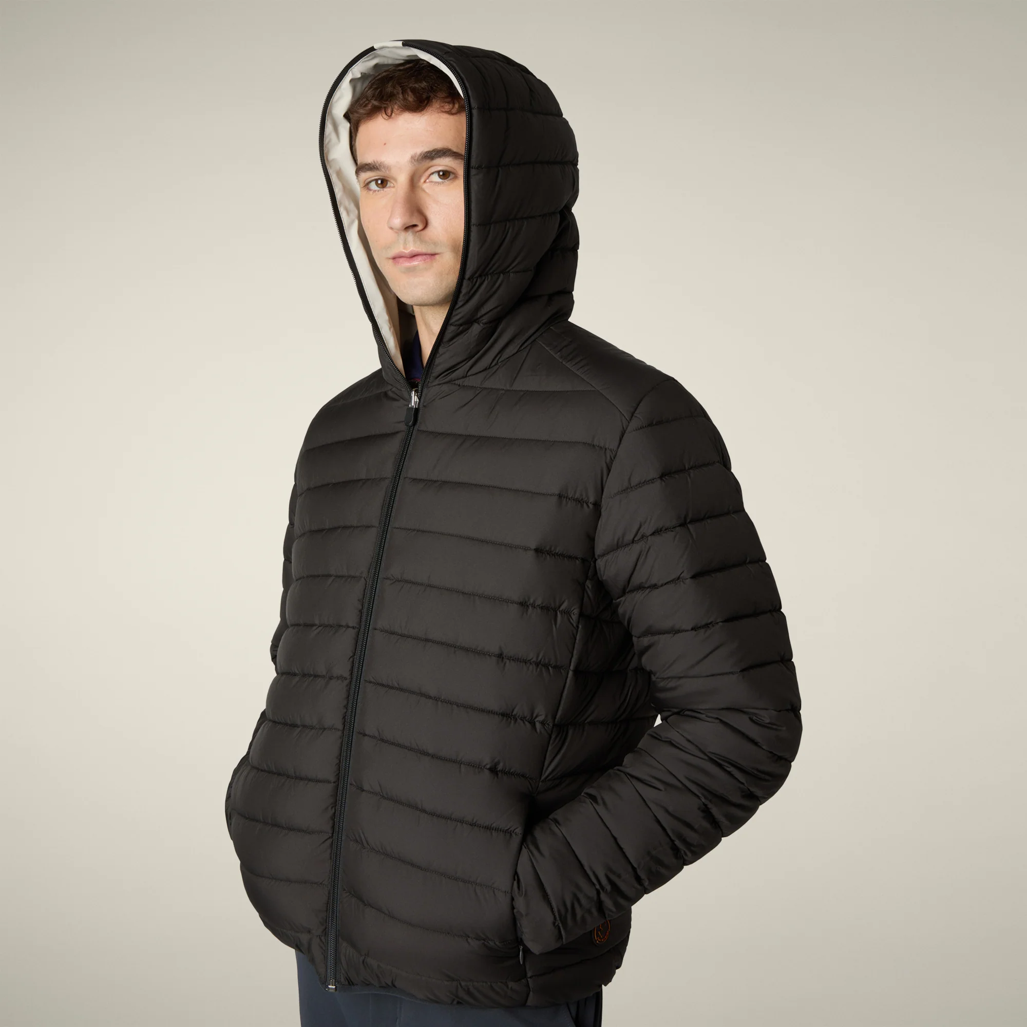 Men's Reversible Jacket Ezra in Rainy Beige