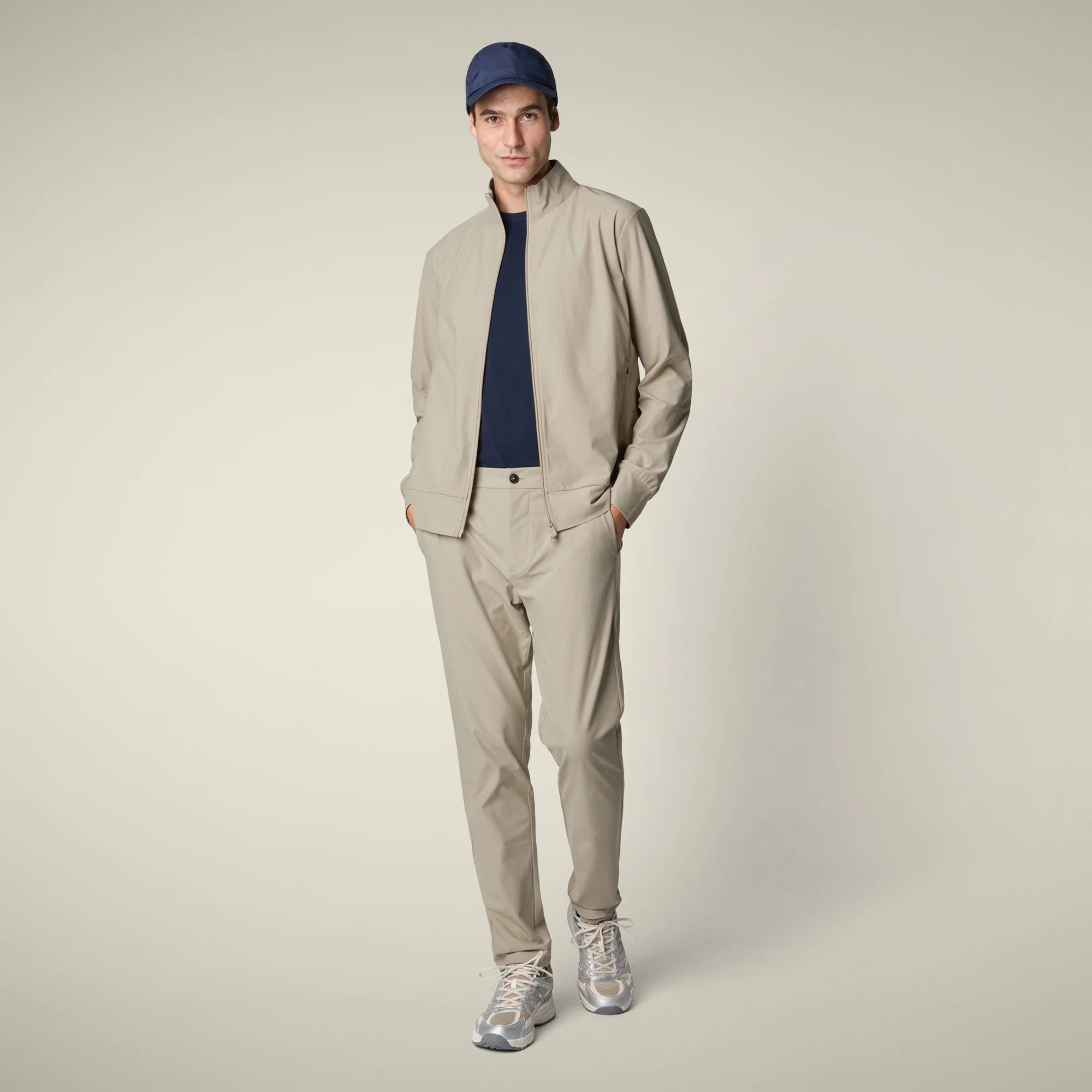 Men's Trousers Steve L.32 in Stone Beige