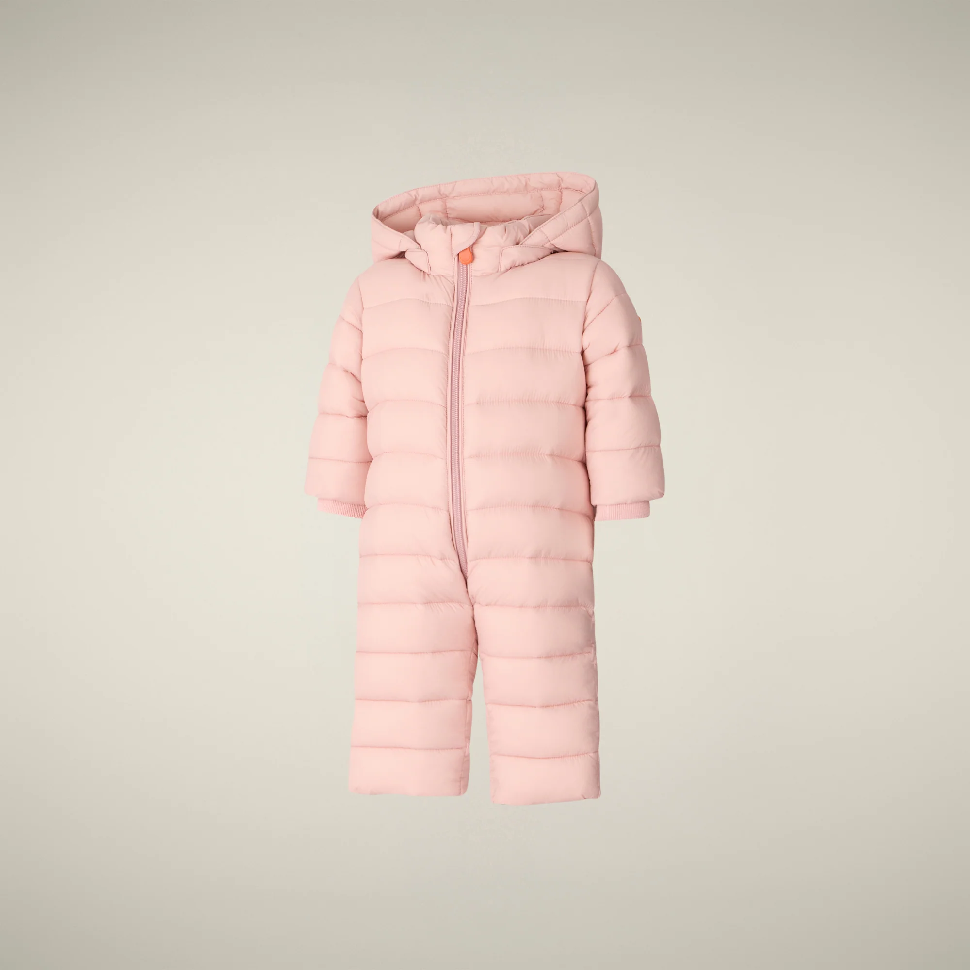 Unisex Baby Quilted overall Storm in blush pink