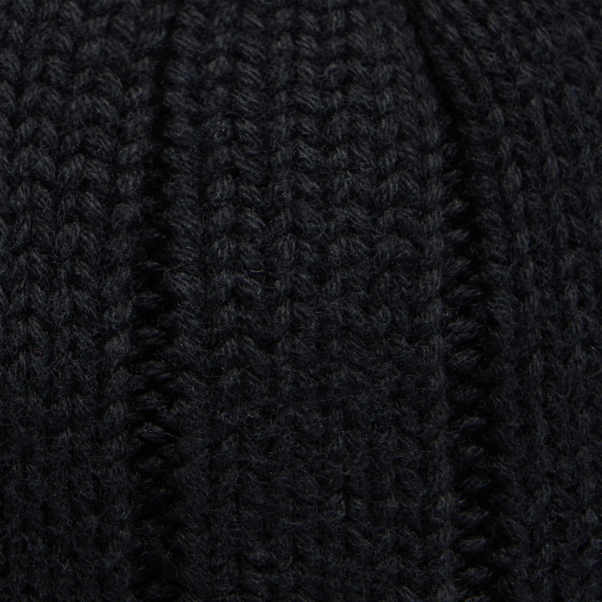 Unisex ribbed beanie Doyle in Black