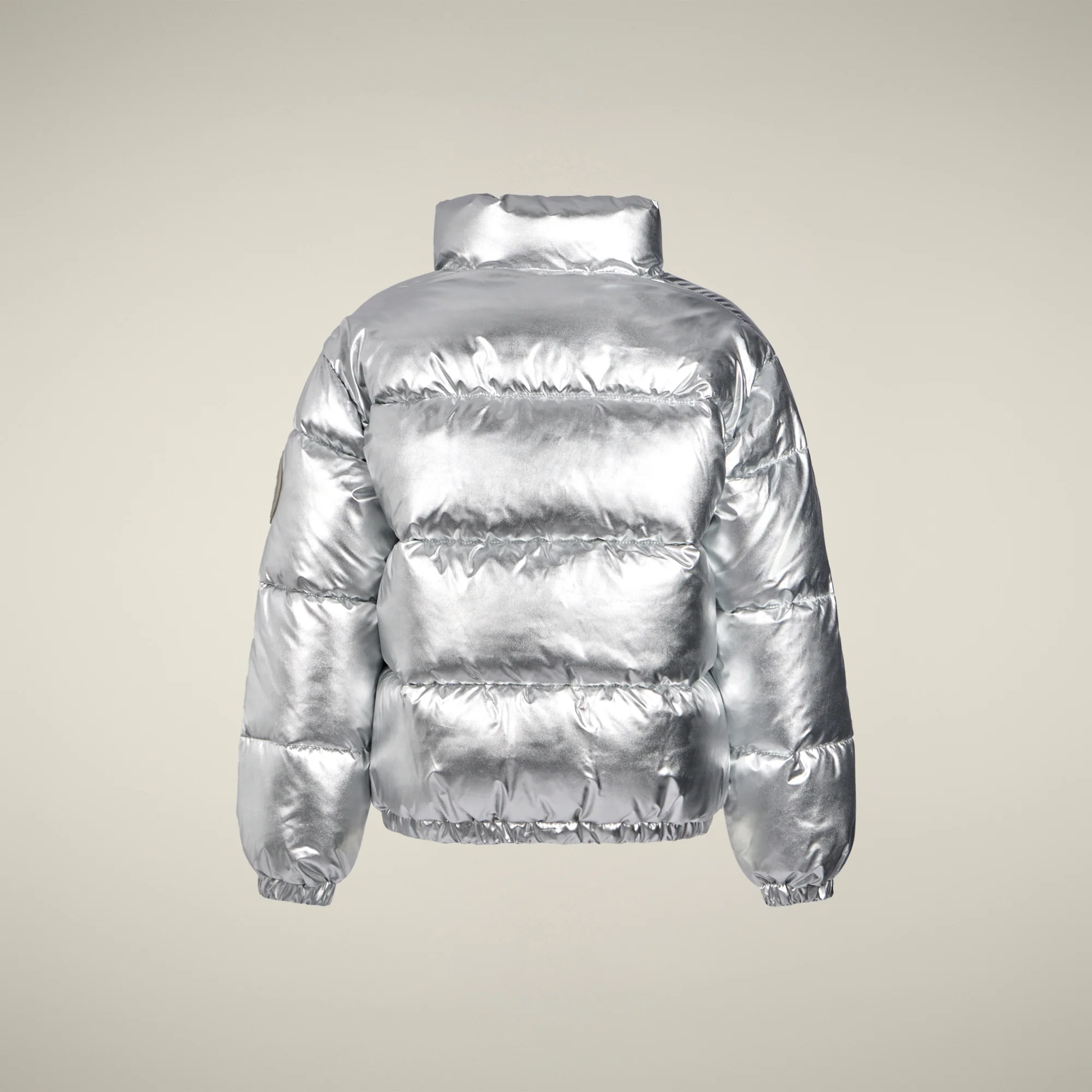 Girls' Puffer Jacket Mey in Silver