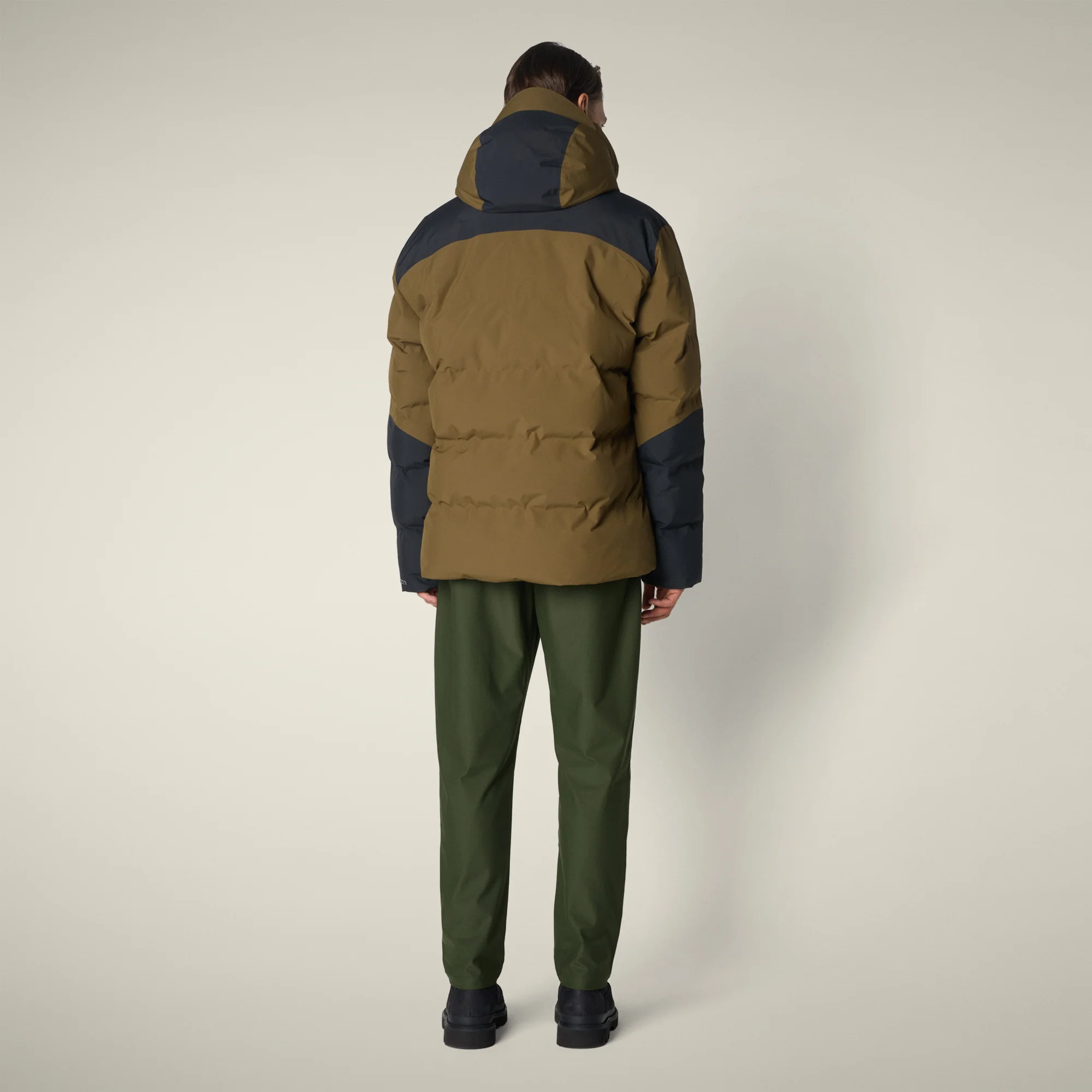 Men's parka Makalu in bark green