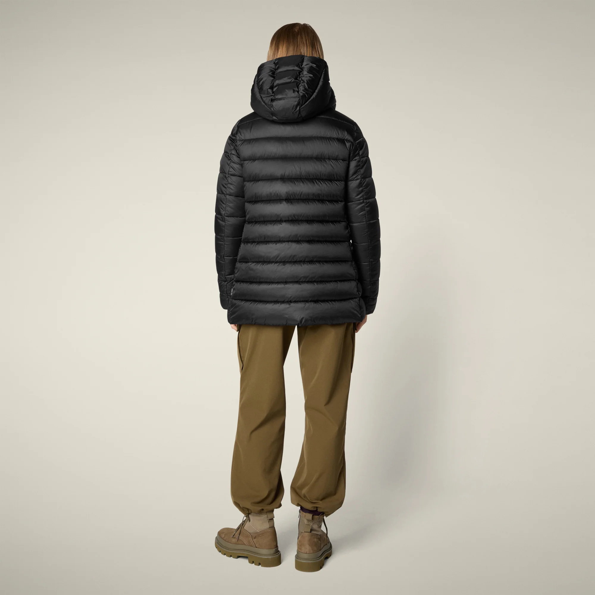 Women's Animal free puffer Coat Drimia in black