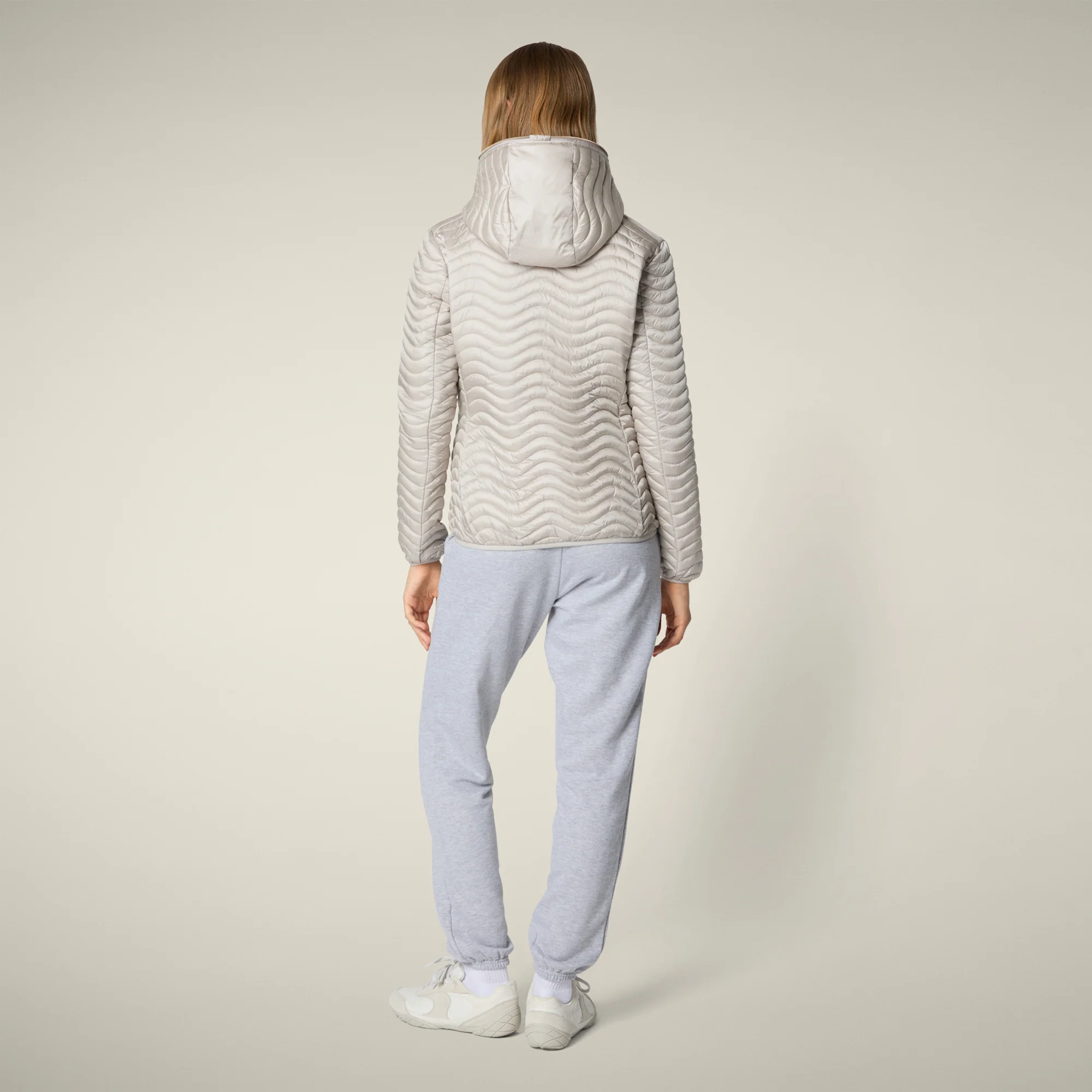 Women's Animal free puffer jacket Melody in  beige