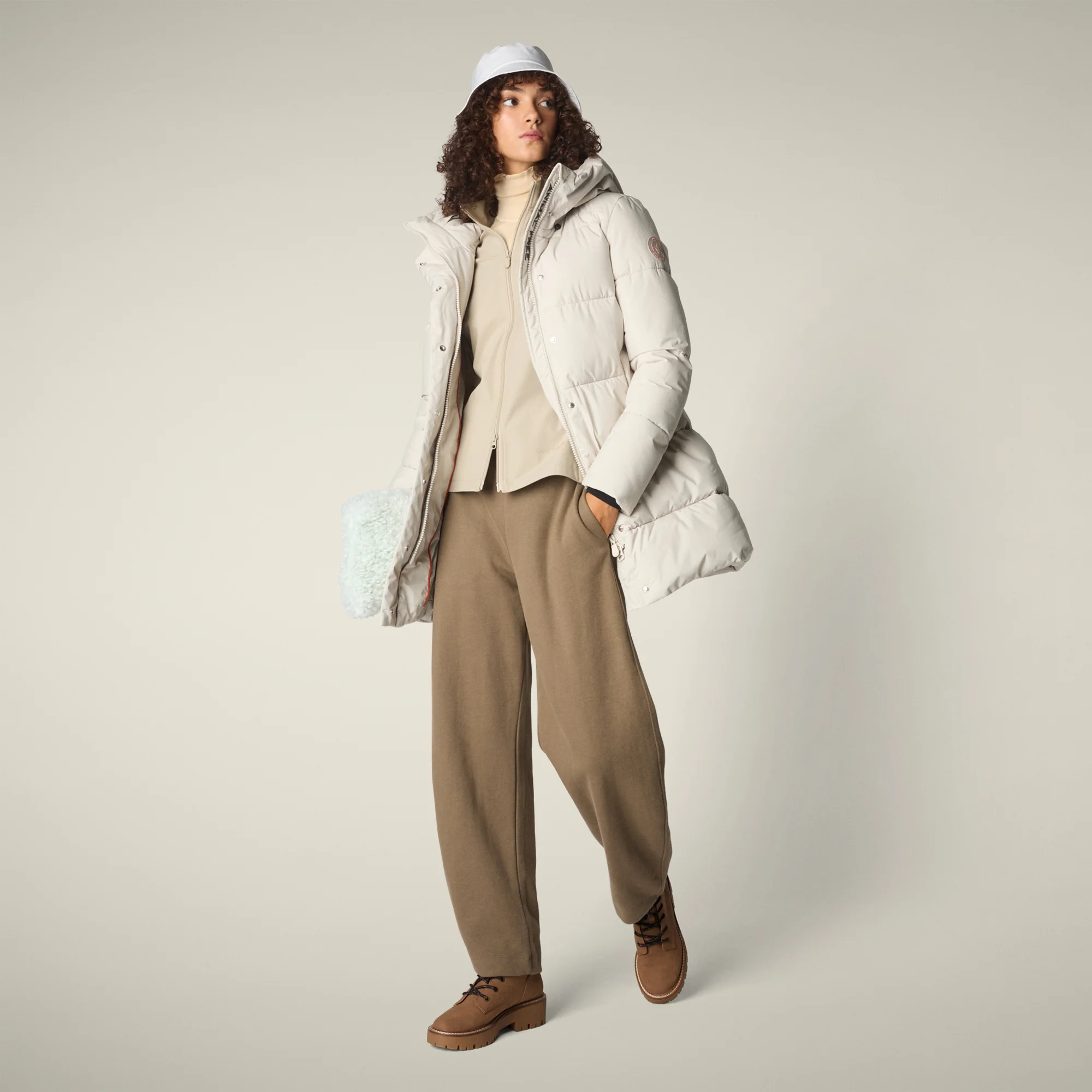 Women's Parka Bethany  in rainy beige