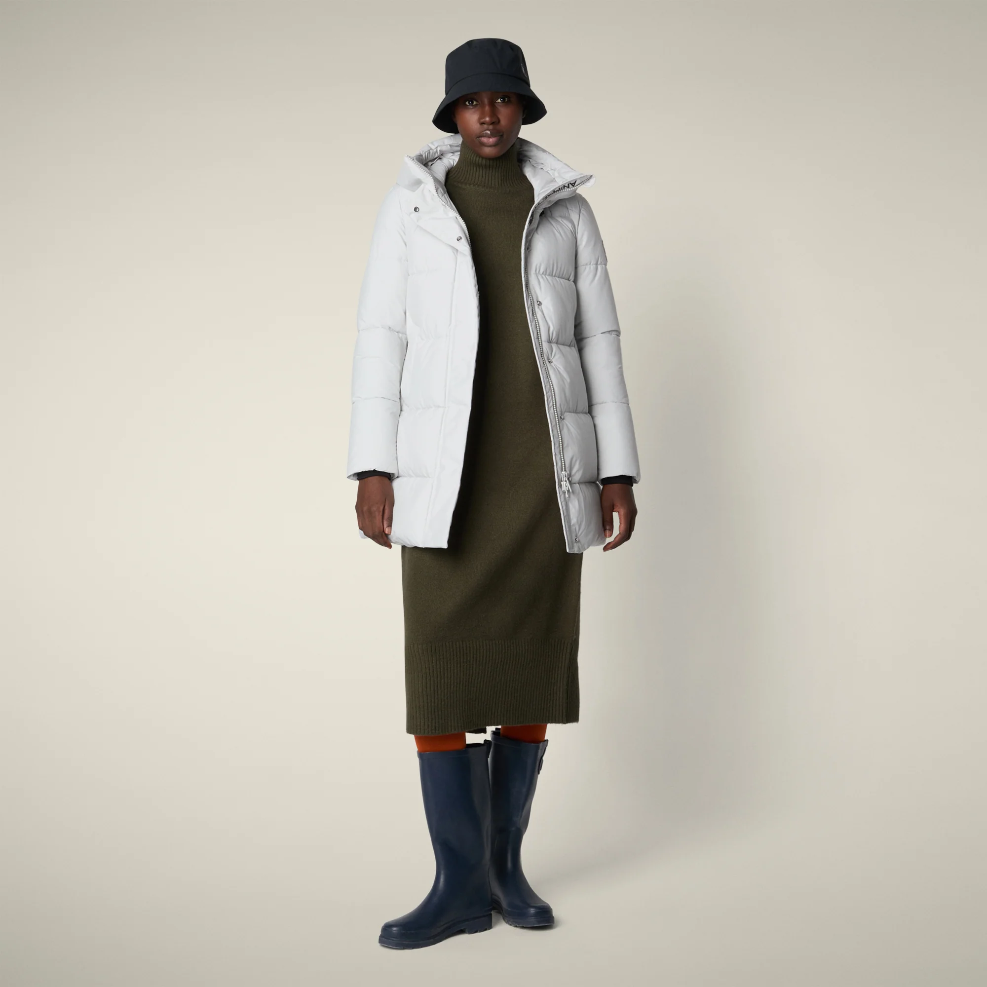 Women's Parka Bethany  in fog grey