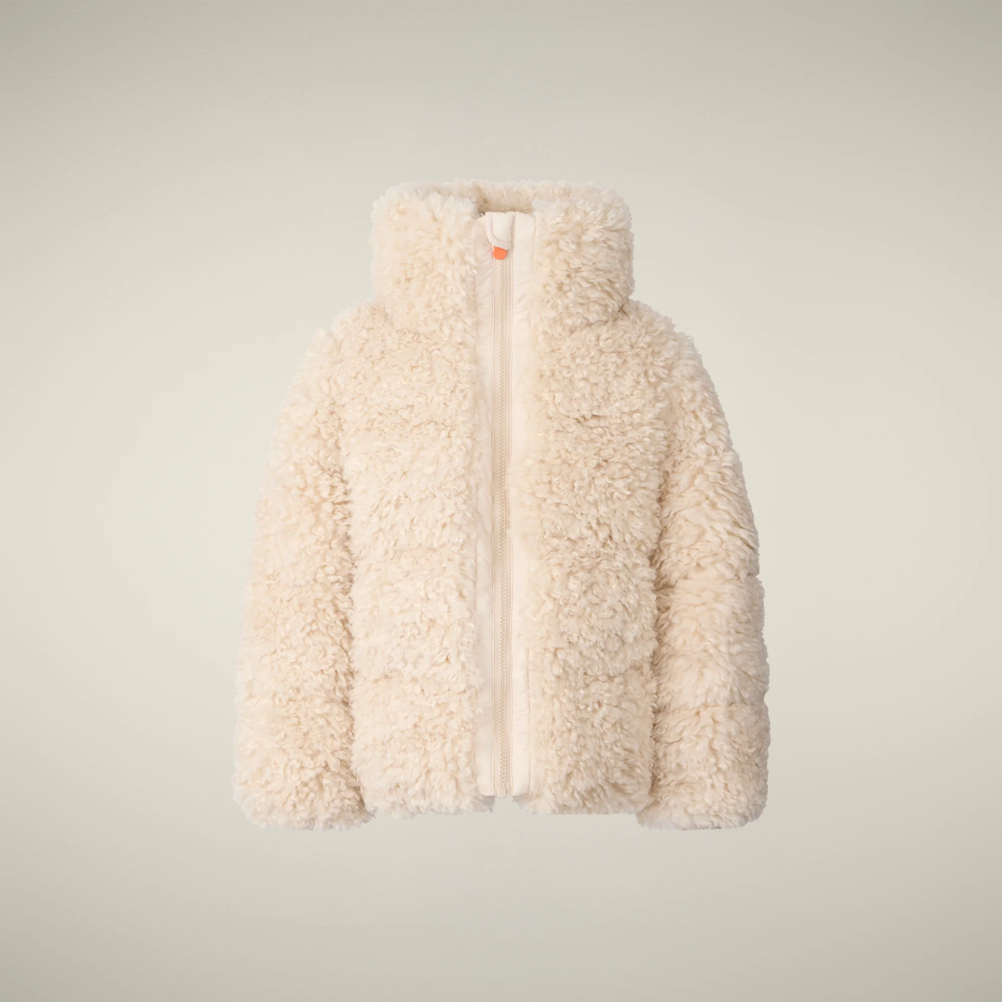 Girls' faux fur Jacket Thisbe in Shore Beige