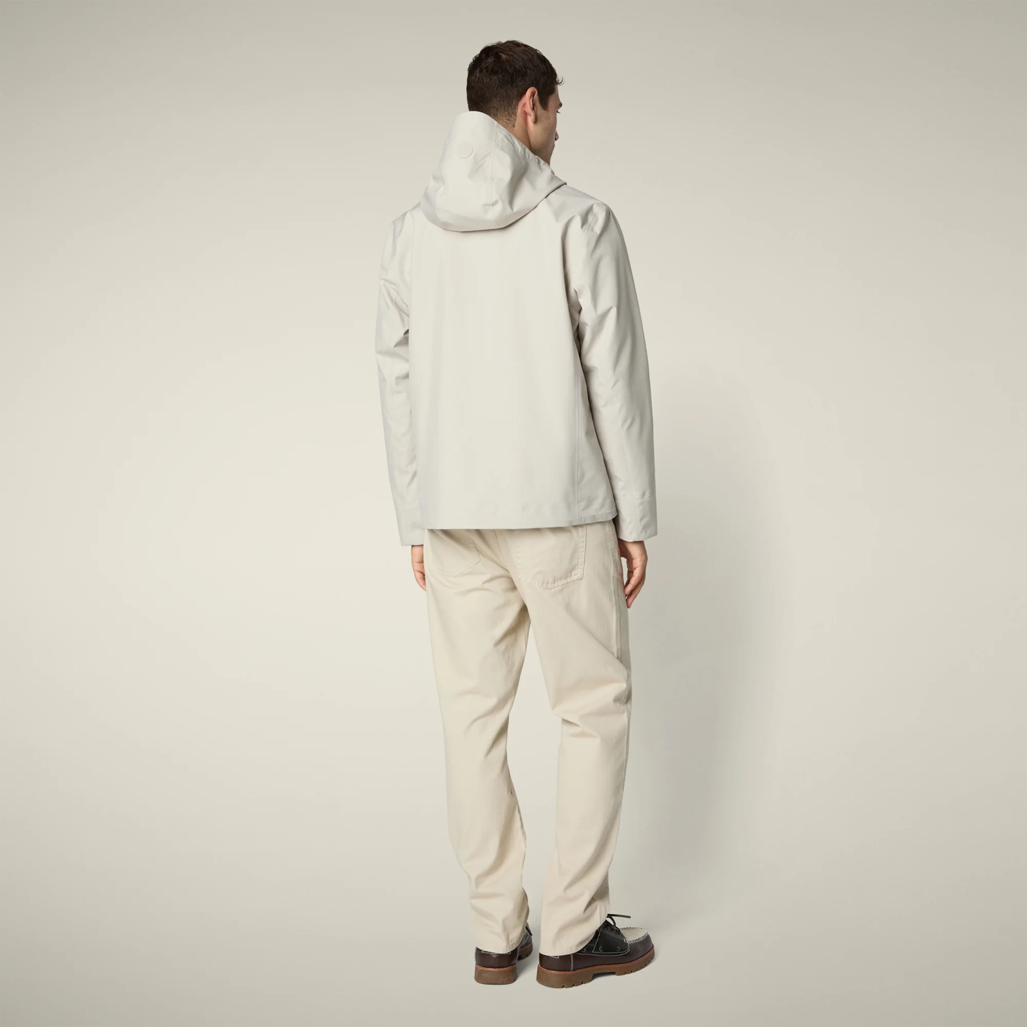 Men's Rain Jacket Jari in Rainy Beige