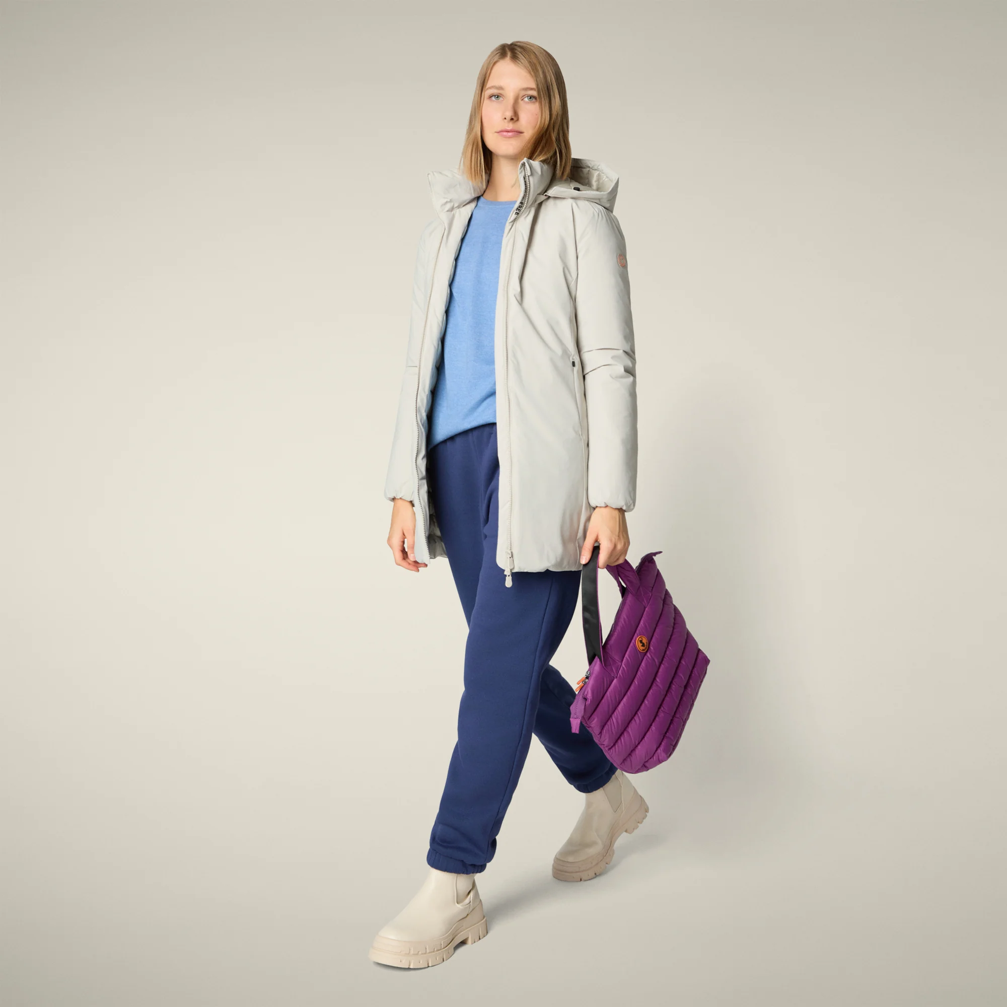 Women's Parka Rachel in Rainy Beige