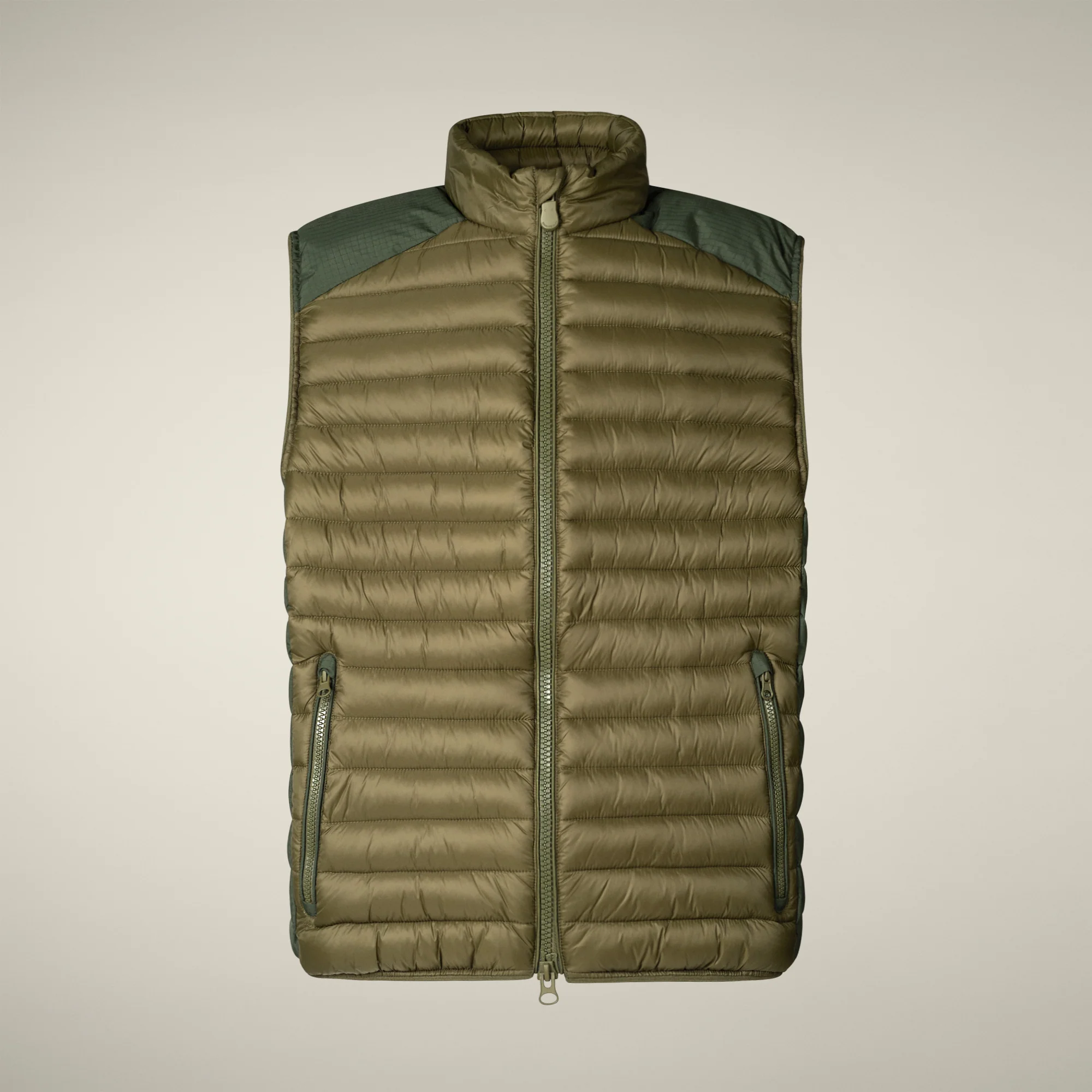 Men's Puffer Vest Mohan in Dusty Olive