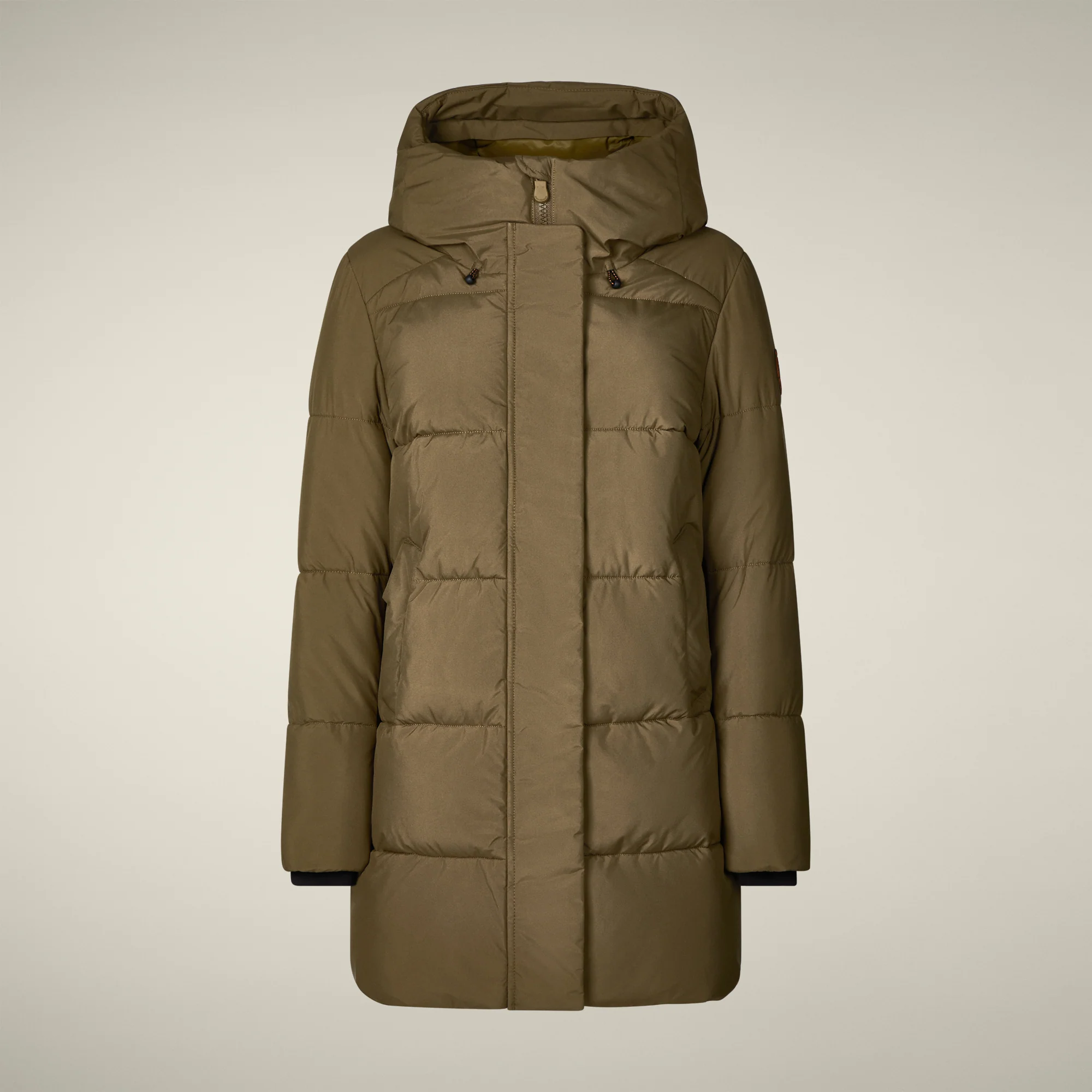 Women's Parka Bethany in Bark Green