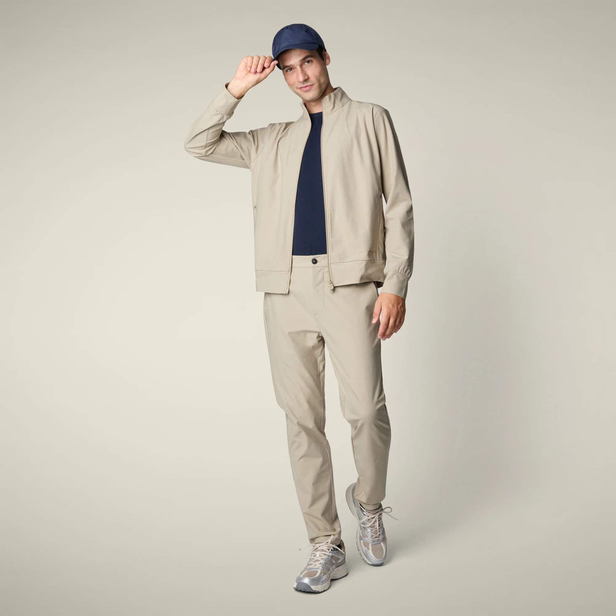 Men's Jacket Tulio in Stone Beige