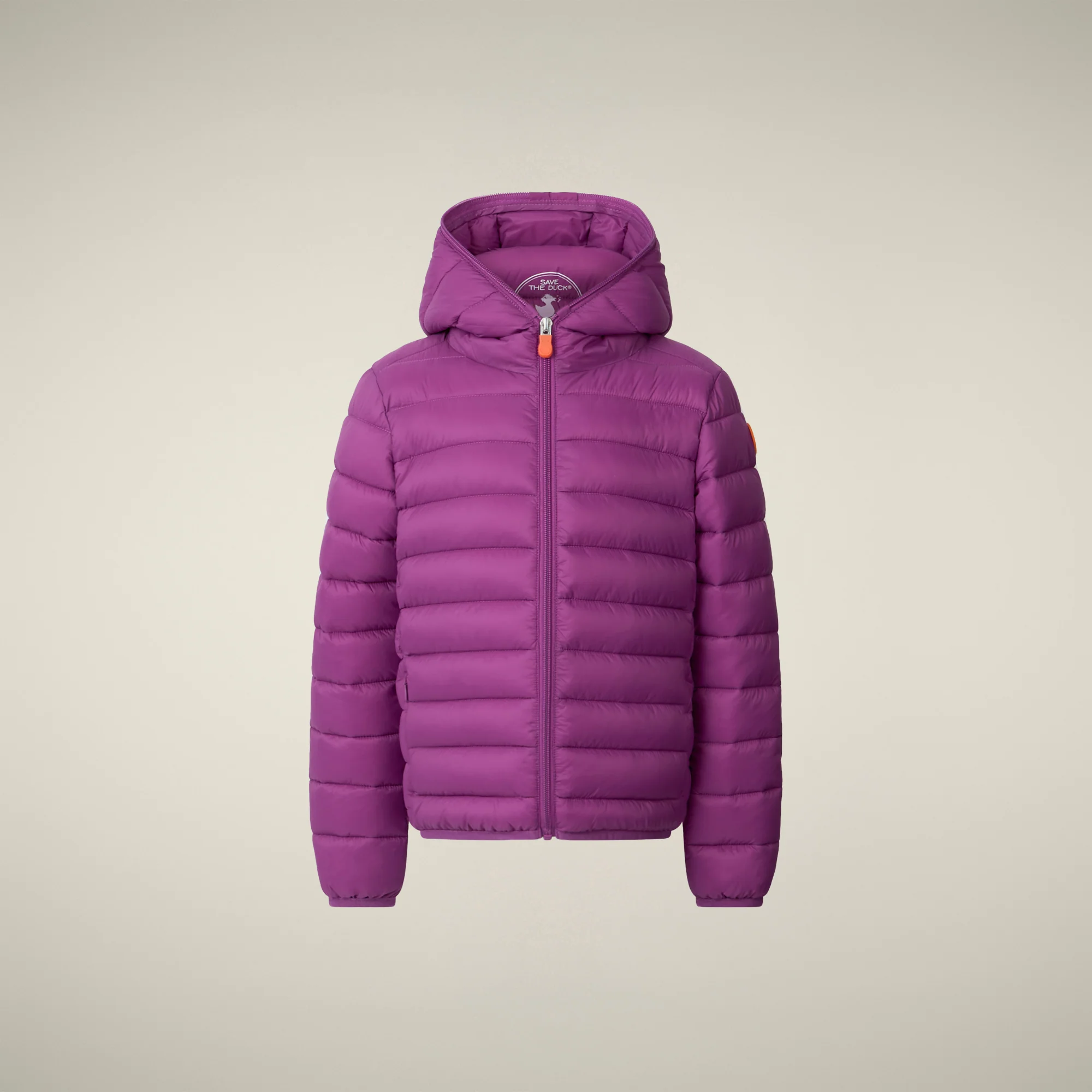 Girls' Puffer Jacket Lily in Cyclamen Violet