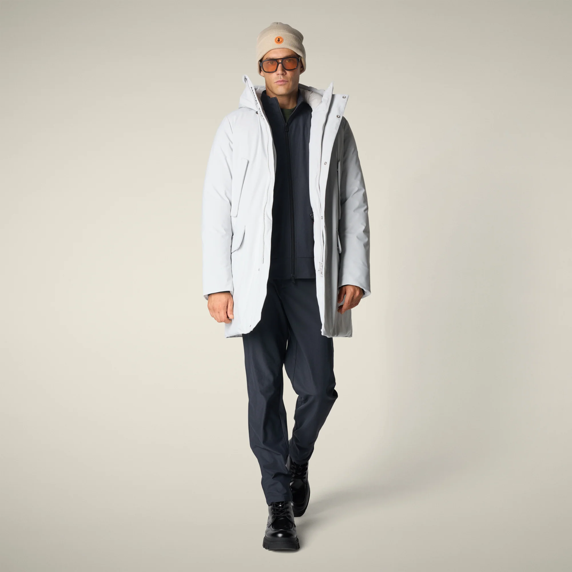 Men's parka wilson  in fog grey