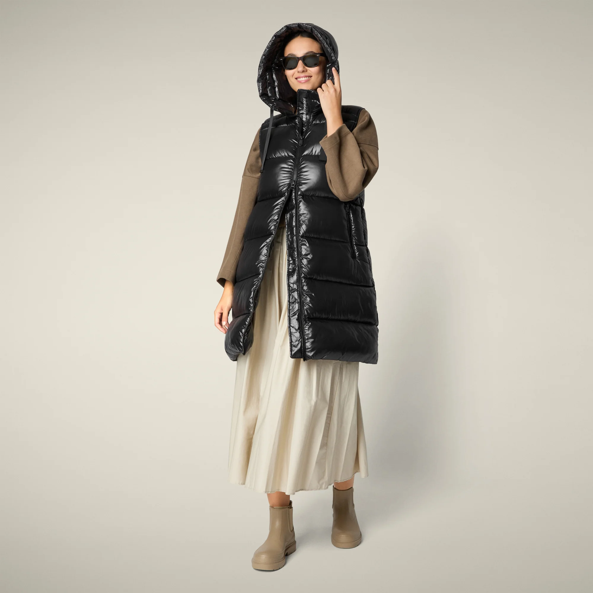 Women's Vest IRIA in black