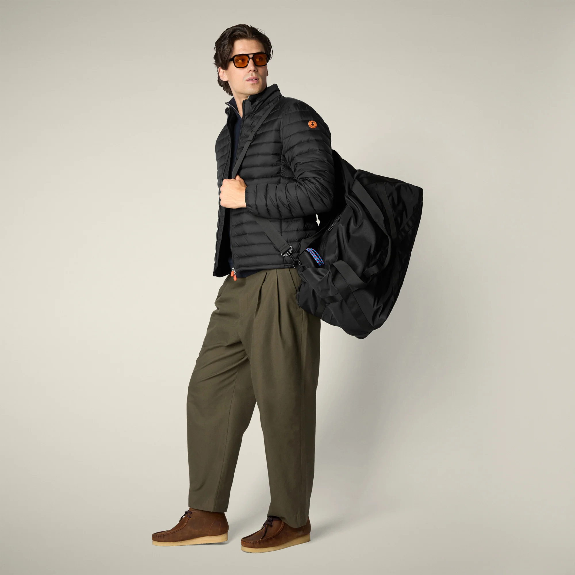 Men's animal free Puffer Jacket Alexander in Black