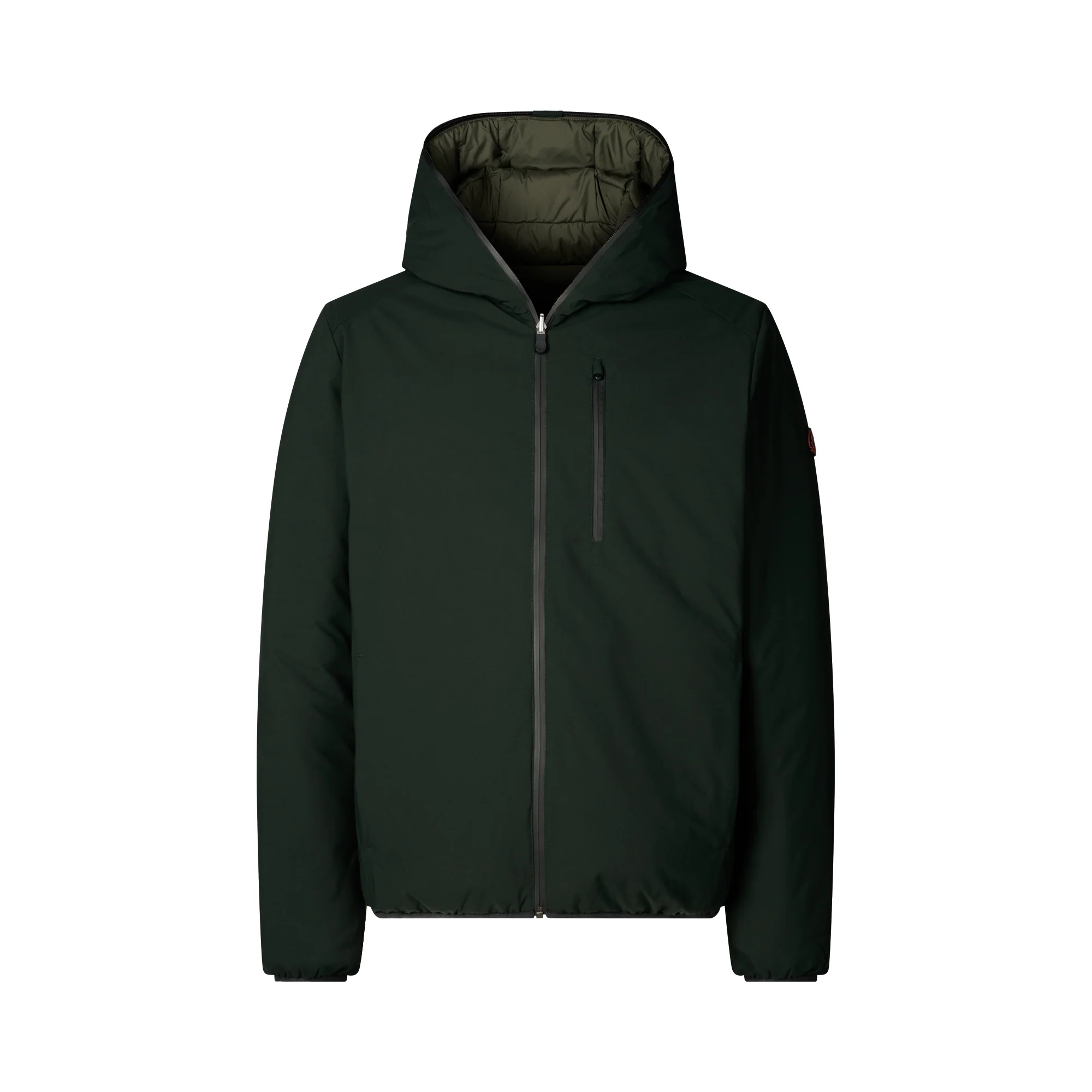 Men's Reversible Jacket Ezra in Green Black