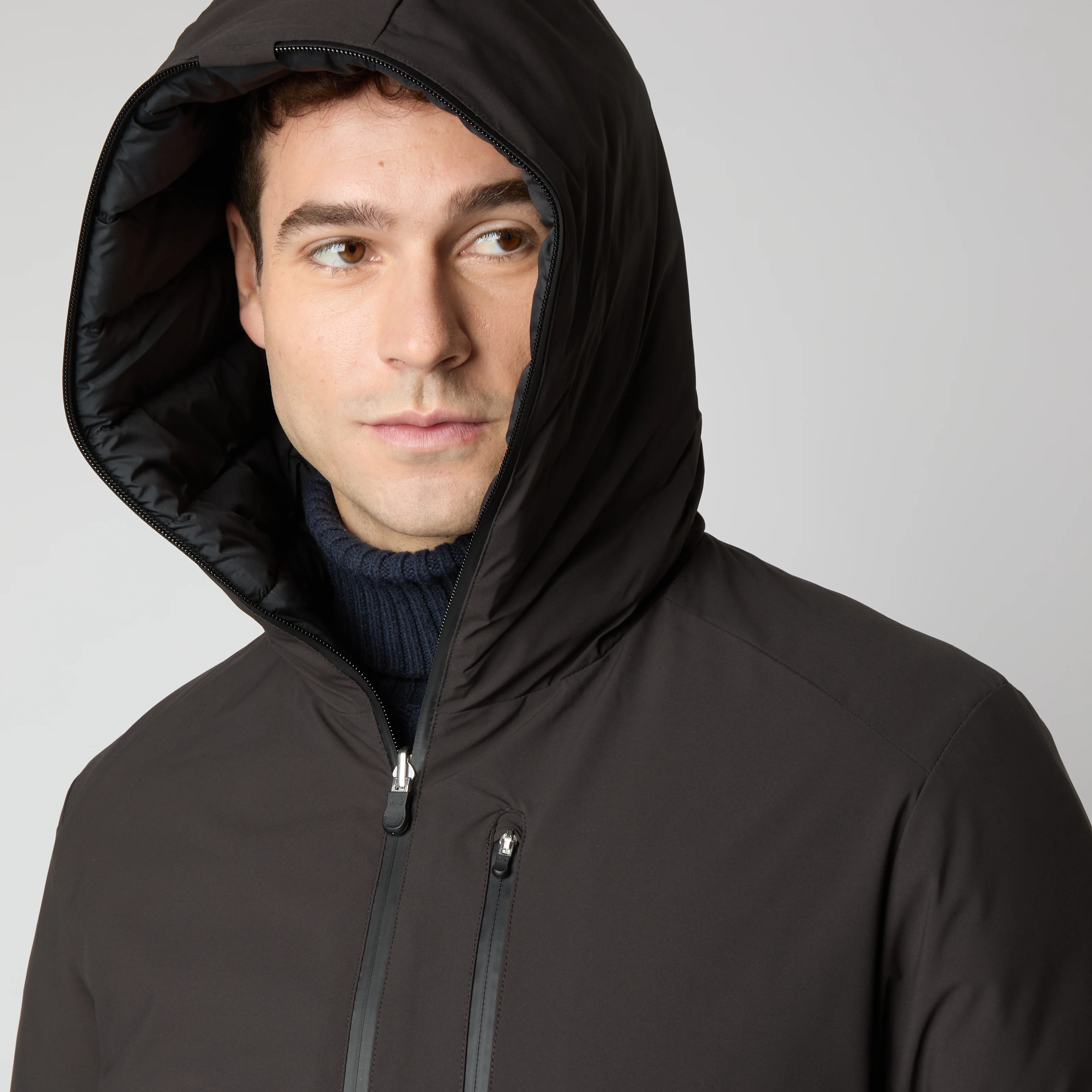 Men's Reversible Jacket Ezra in brown black