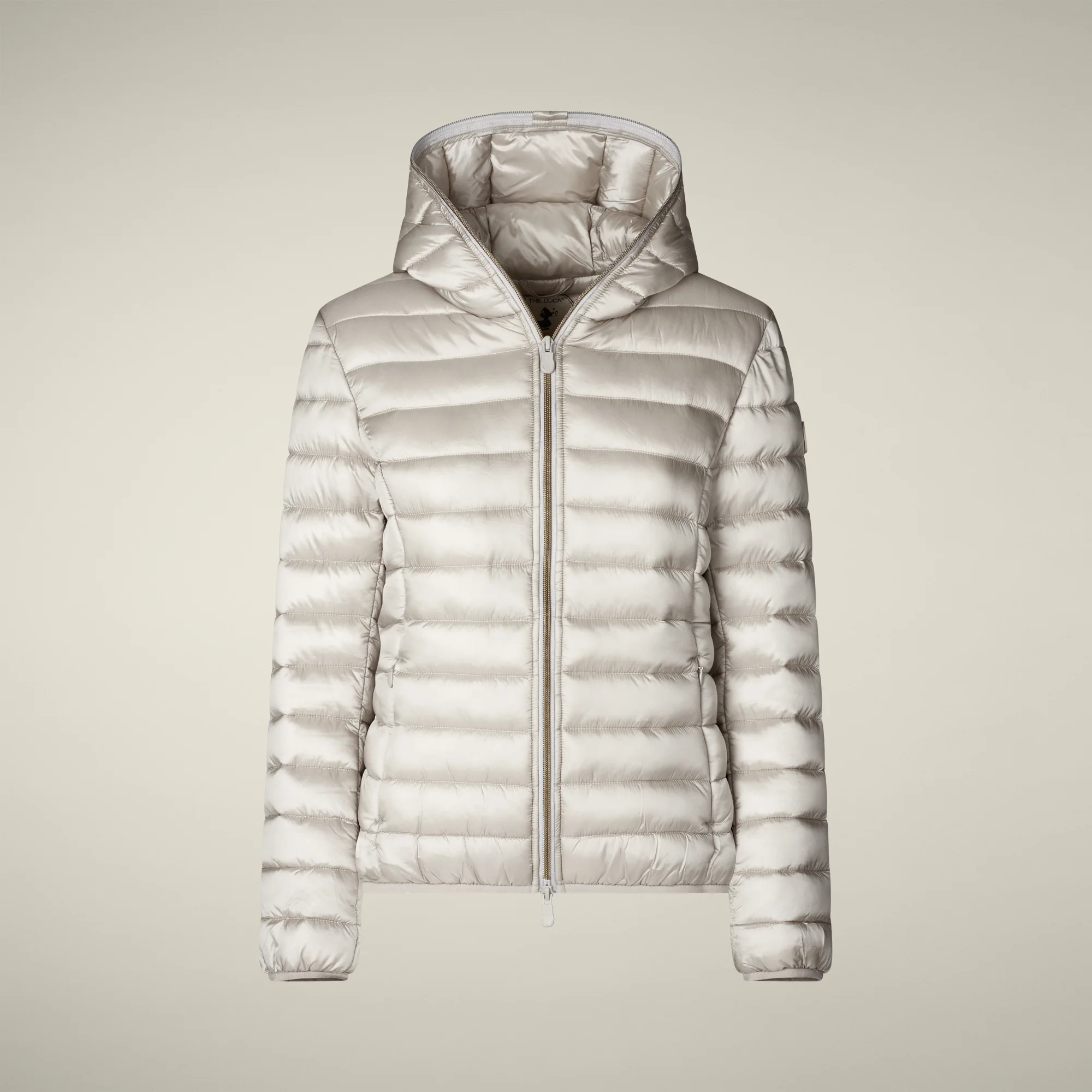Women's Animal free puffer Jacket Alexis in Rainy Beige