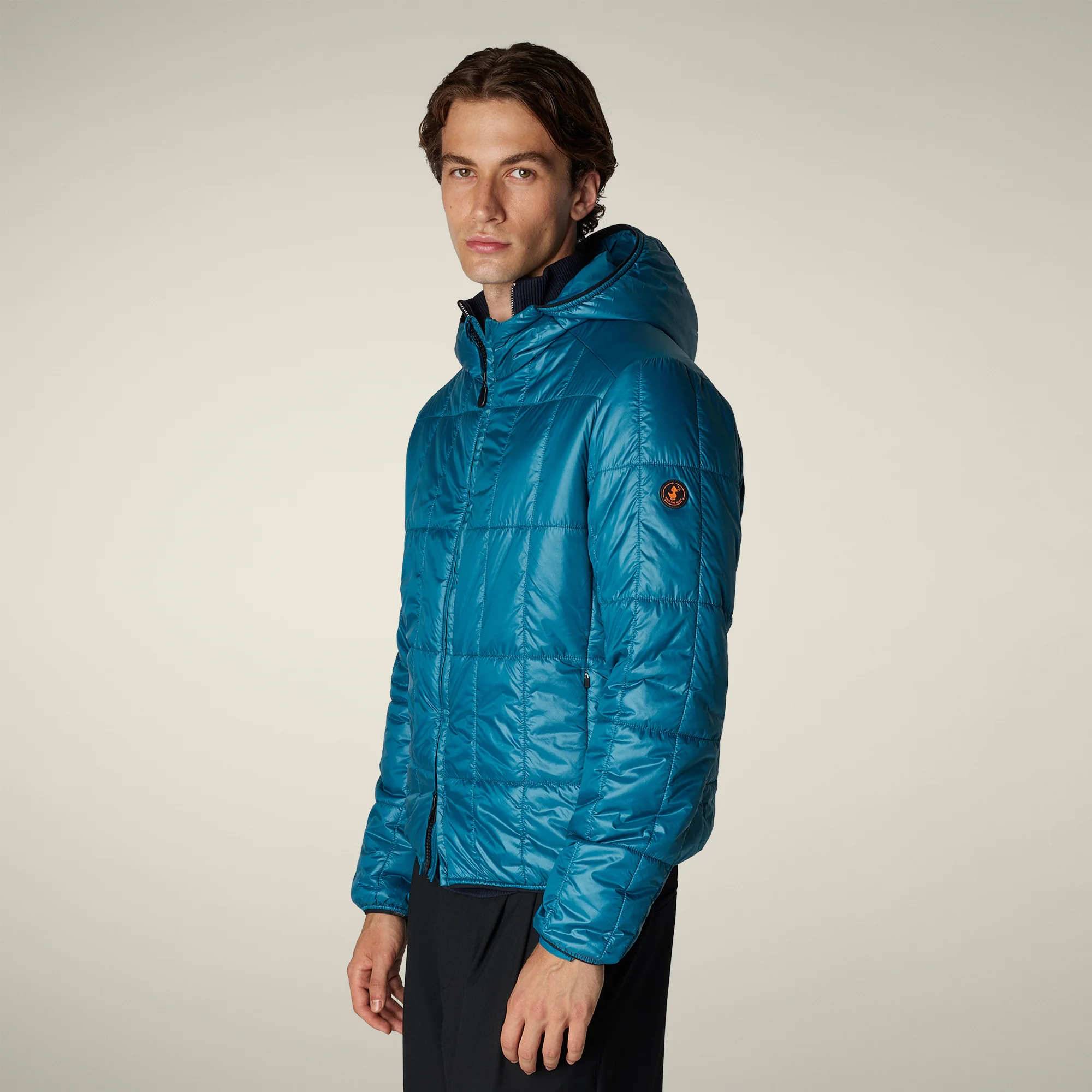 Men's Animal free puffer Jacket floyd in horizon blue