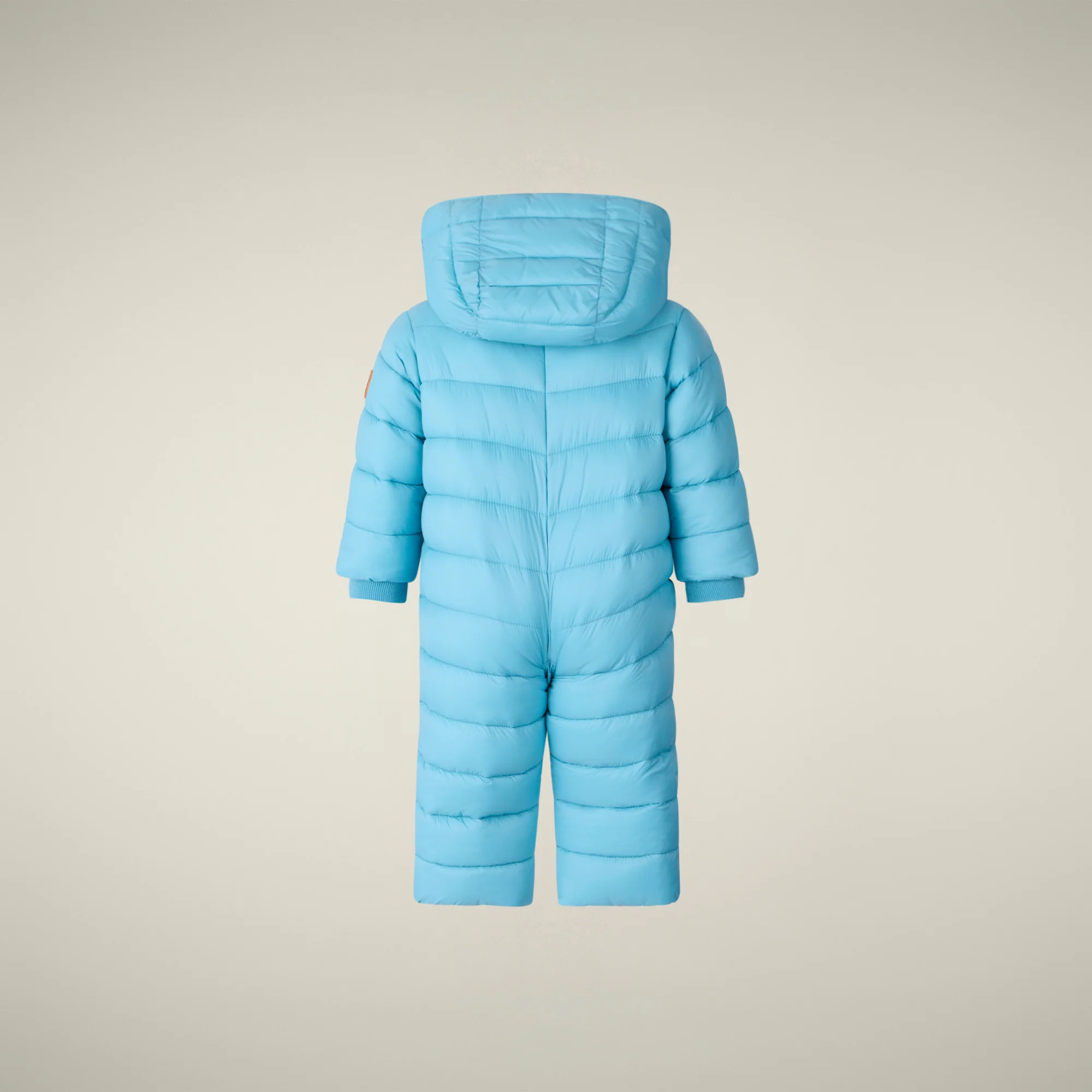 Unisex Baby Quilted overall Storm in bay blue