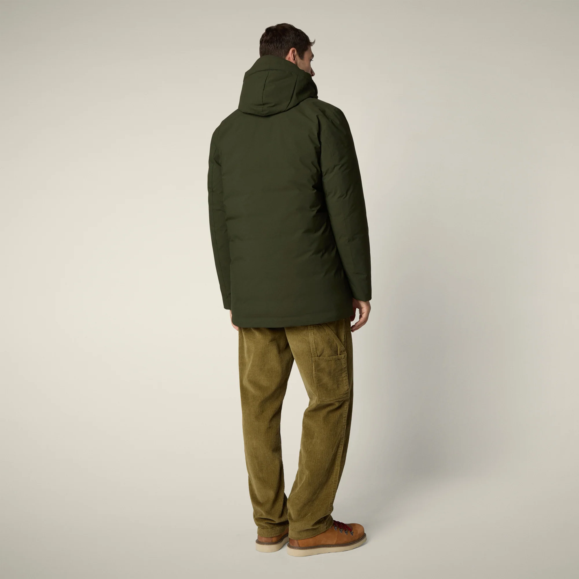 Men's Coat Sesle in Land Green