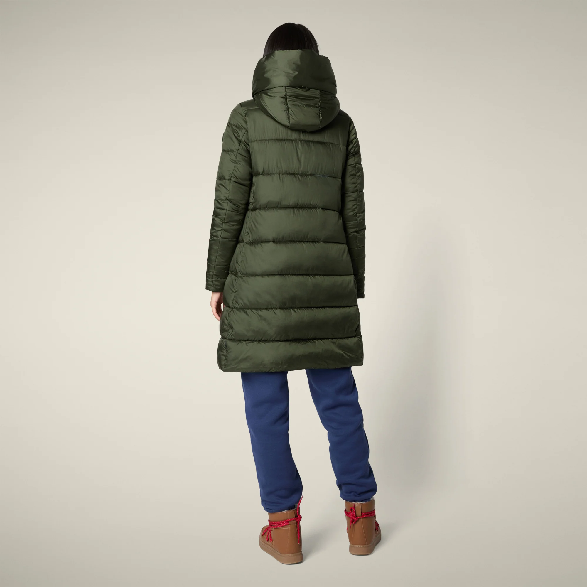 Women's  Puffer Coat Lysa in pine green